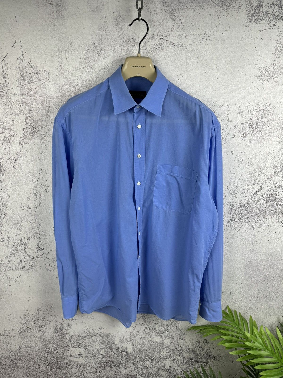 Canali × Designer Canali shirt Long sleeve luxury vintage size L Size US L / EU 52-54 / 3 - 1 Thumbnail