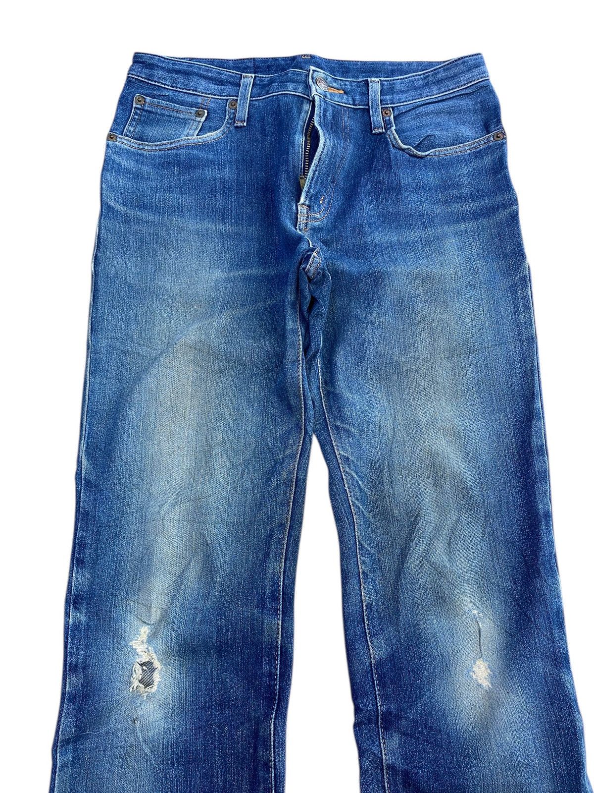 Edwin Edwin Faded Wash Ripped Style Light Jeans Size US 30 / EU 46 - 2 Thumbnail