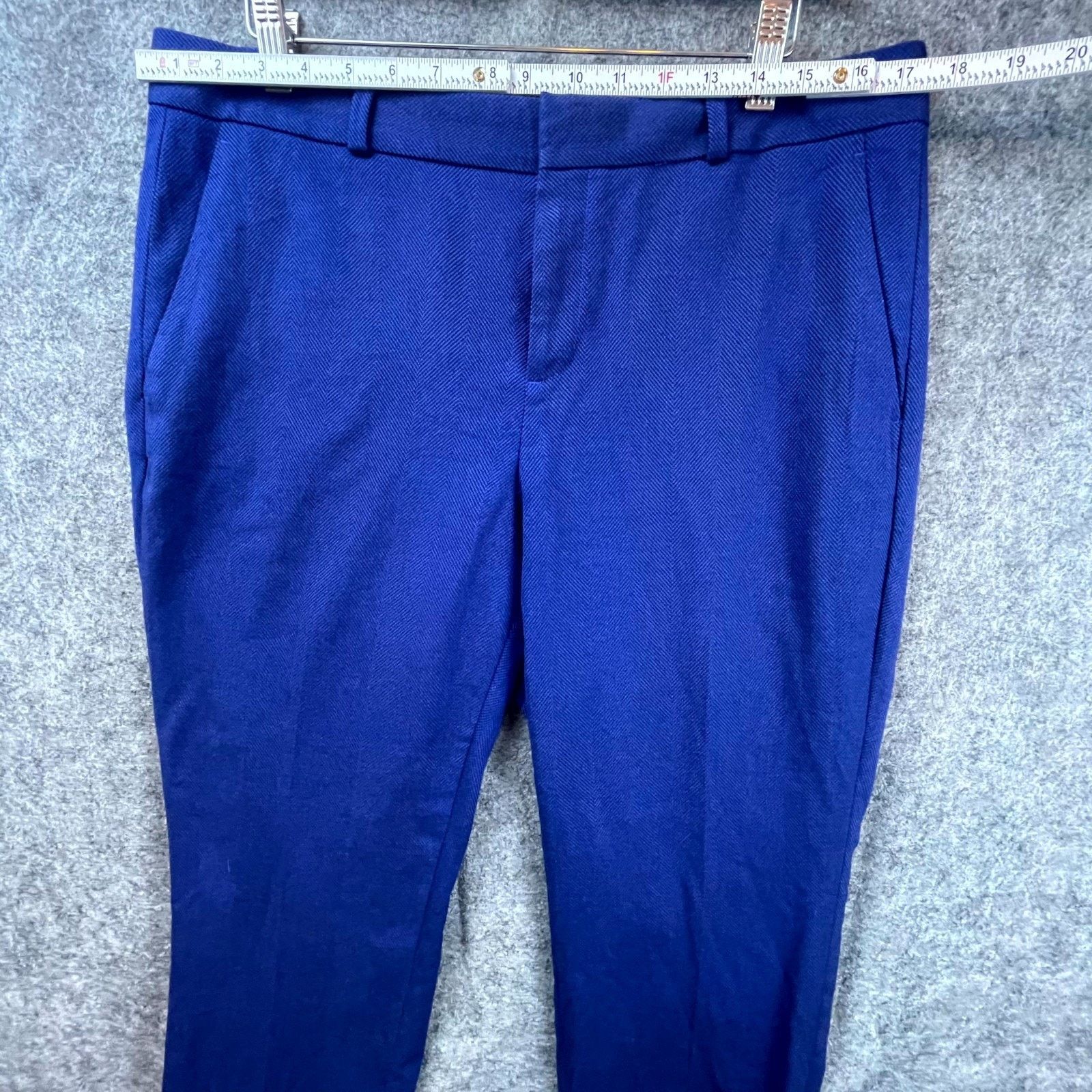 Banana Republic Banana Republic Dress Pant Women 12 Blue Avery Cropped Size 34" / US 12 / IT 48 - 4 Thumbnail