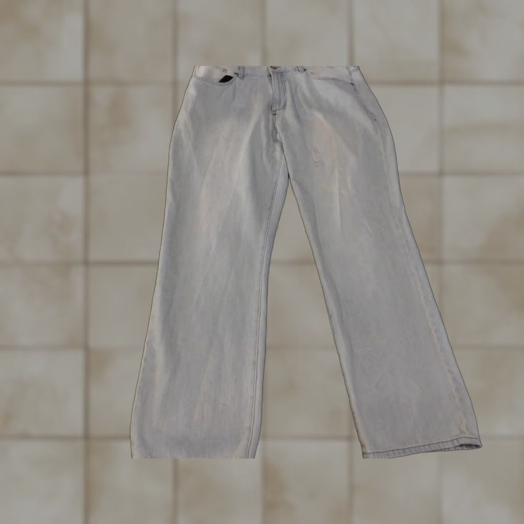 Sean John VINTAGE Sean John Jeans Mens 40 Light Wash Gray Hamilton Straight Leg Denim Distressed Size US 40 / EU 56 - 1 Thumbnail