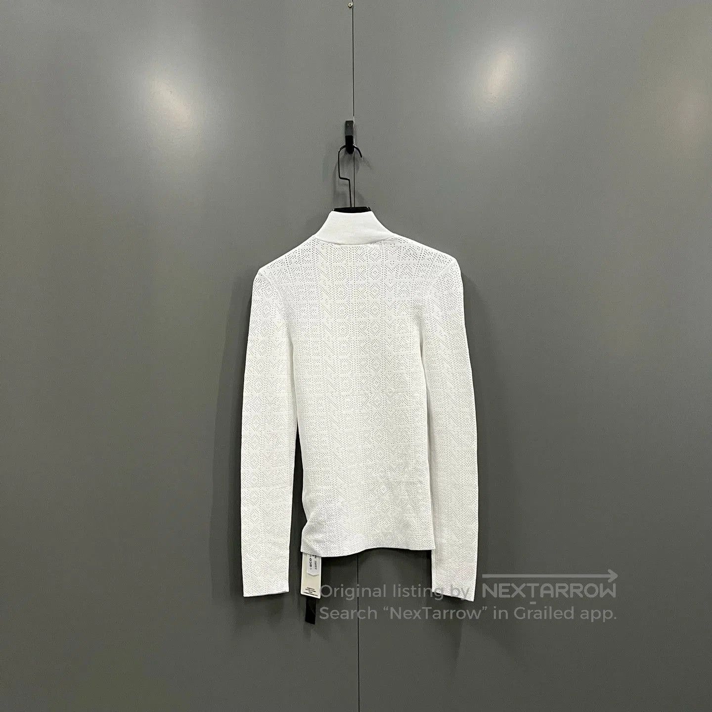 Fendi fendi white logo high-neck sweater. Size US S / EU 44-46 / 1 - 2 Thumbnail