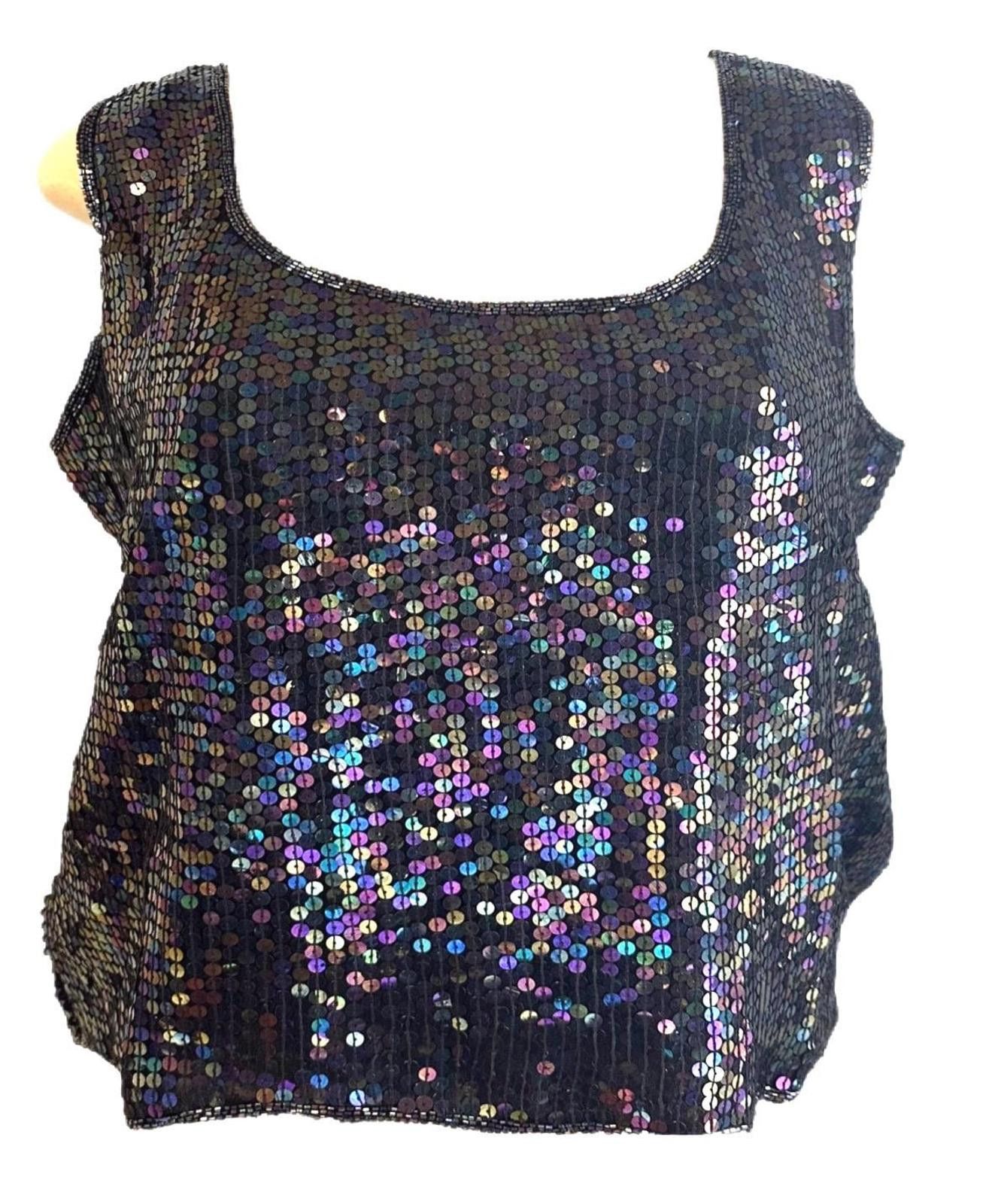 Other Sequin Top Black size 16 Size XXL / US 16-18 / IT 52-54 - 1 Thumbnail