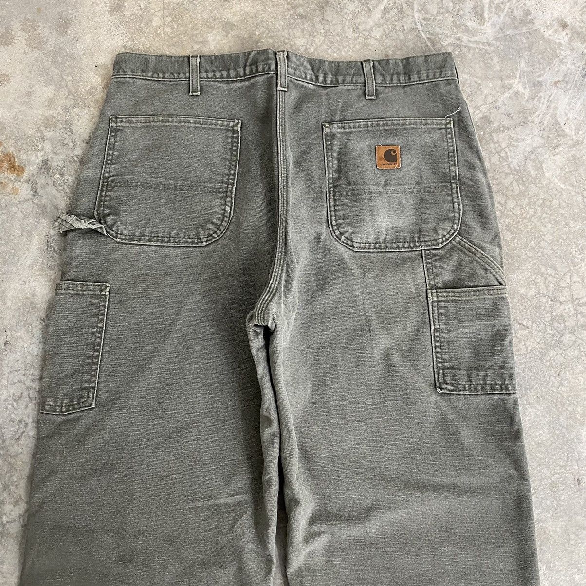 Carhartt Vintage Carhartt Blanket Lined Faded Carpenter Work Pants Size US 36 / EU 52 - 17 Thumbnail