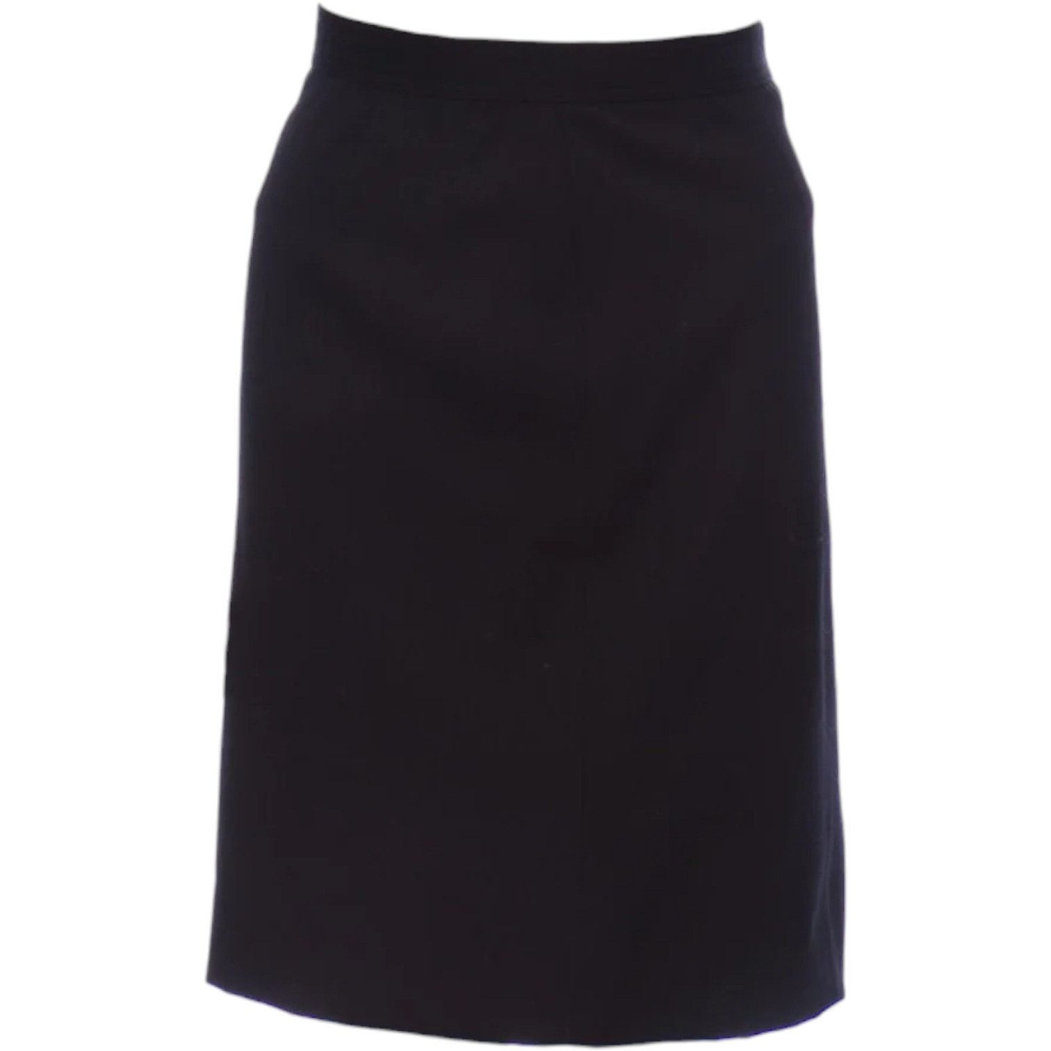 image of Valentino Black Knee-Length Skirt Size: Us8/it42, Women's (Size 30)