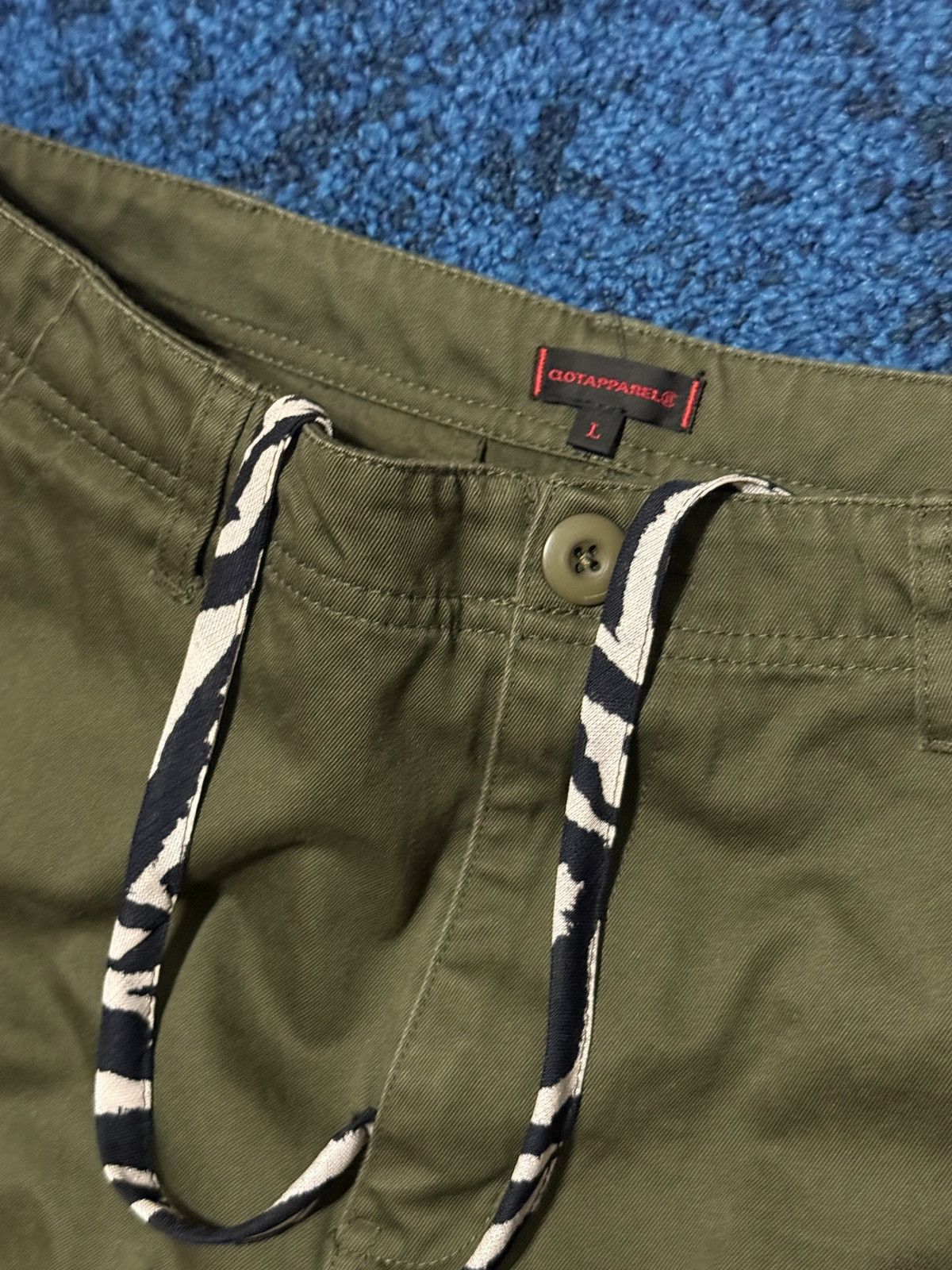 CLOT Olive Clot Cargo pants Size US 31 - 5 Thumbnail