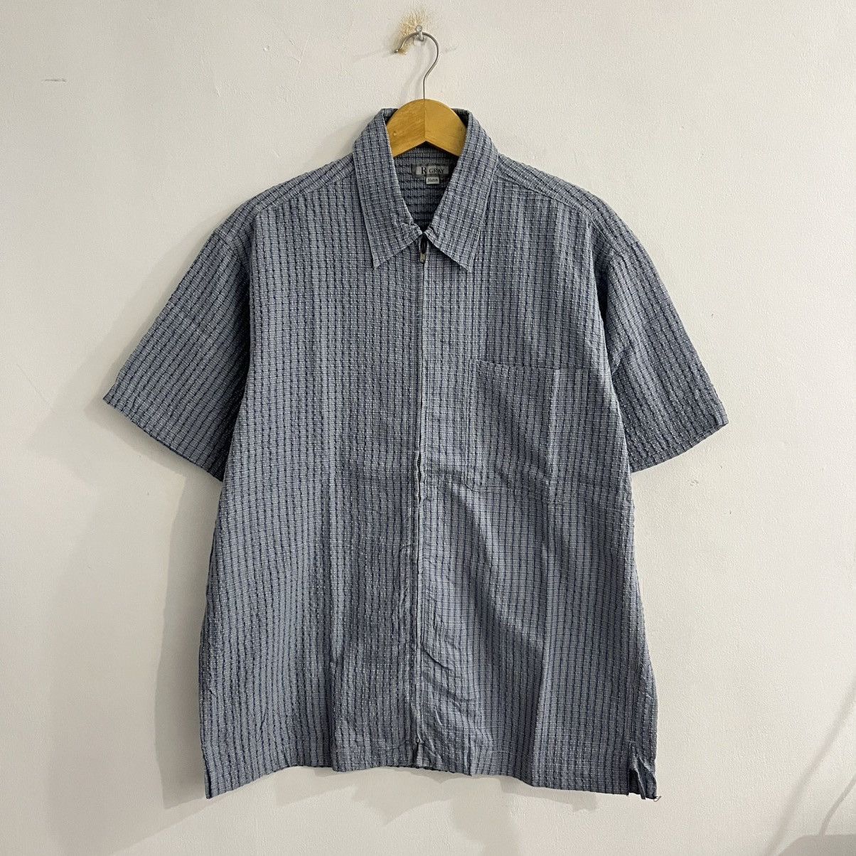 Japanese Brand Rgray - Plaid Button Up Shirt Size US M / EU 48-50 / 2 - 1 Thumbnail