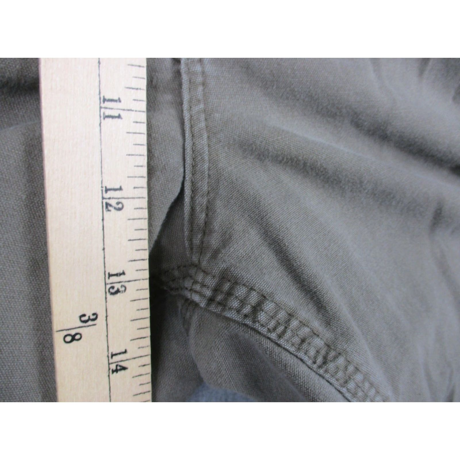 Carhartt Carhartt Pants Mens 42x30 Khaki Workwear Original Dungaree Fit Canvas B151 LB Flat Front Straight Leg Size US 42 / EU 58 - 4 Thumbnail