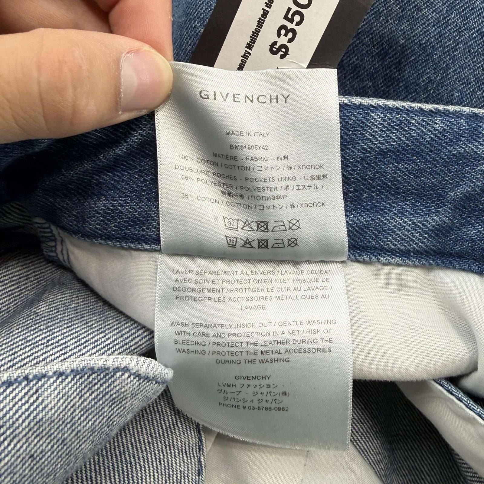 Givenchy Givenchy Multicutted Denim Cargo Shorts 36 Used Size US 36 / EU 52 - 7 Thumbnail