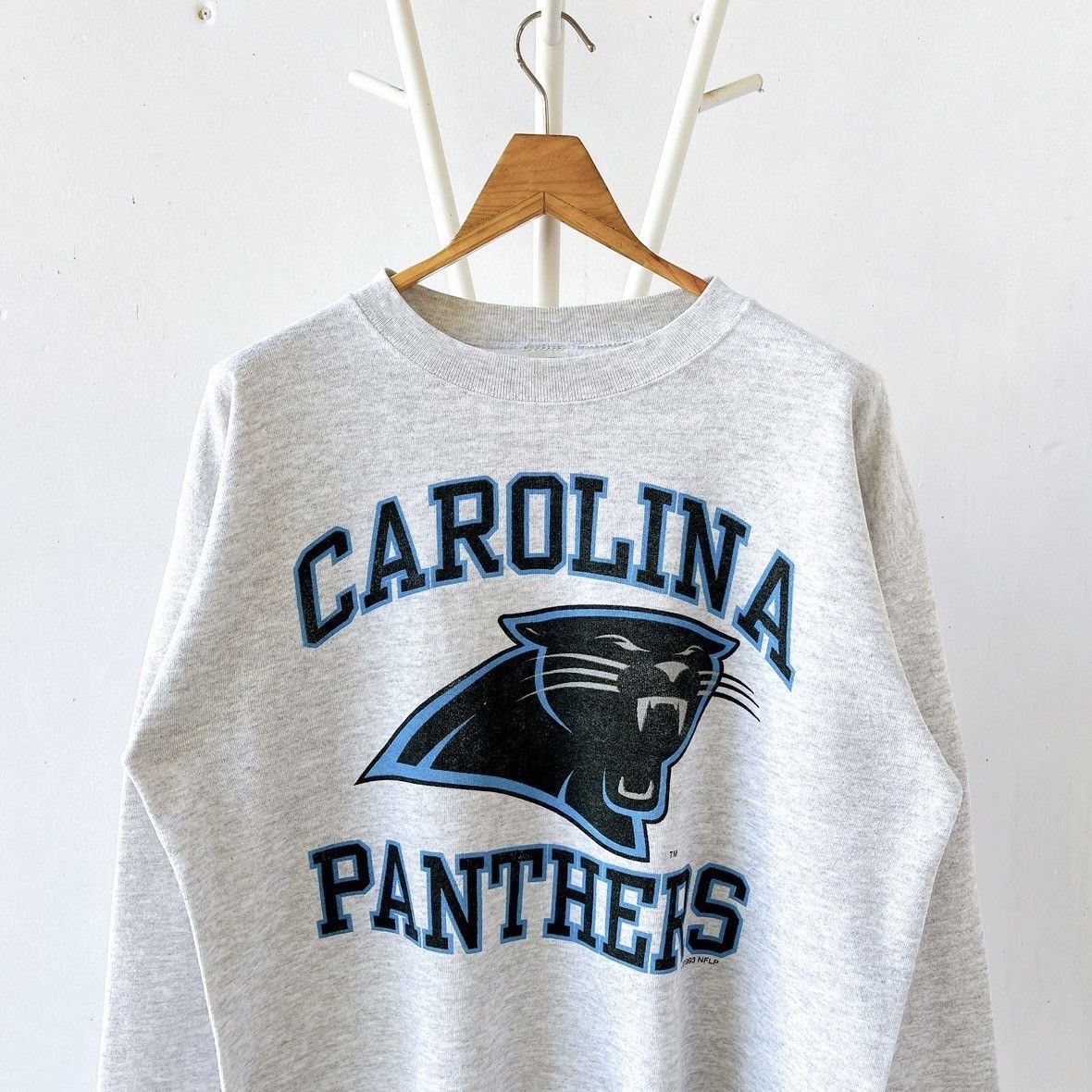 Vintage 90s Carolina Panthers NFL sweatshirt/ XL Size US XL / EU 56 / 4 - 3 Thumbnail