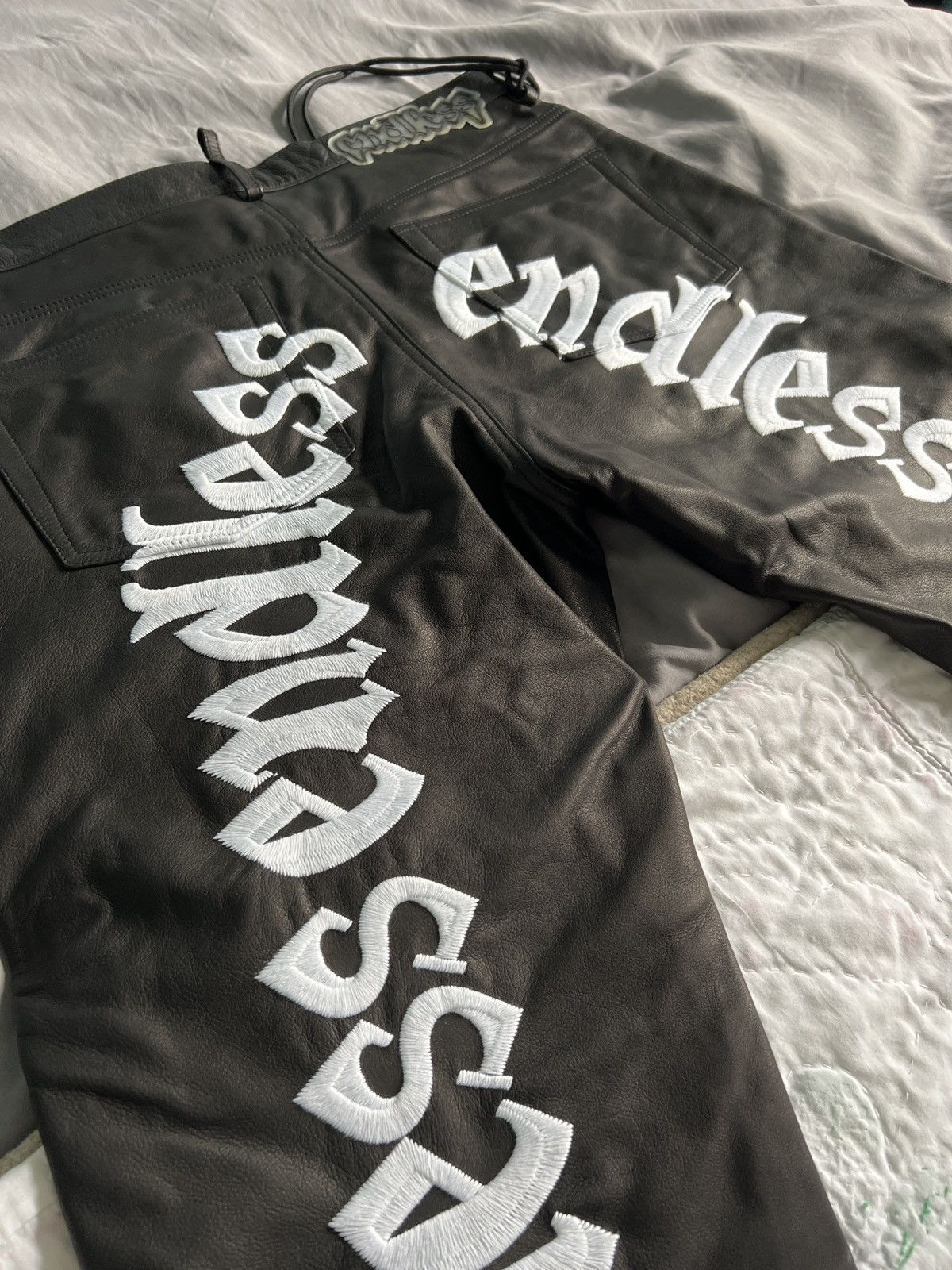 Vlone Endless (Vlone) Leather Pants Size US 34 / EU 50 - 7 Thumbnail