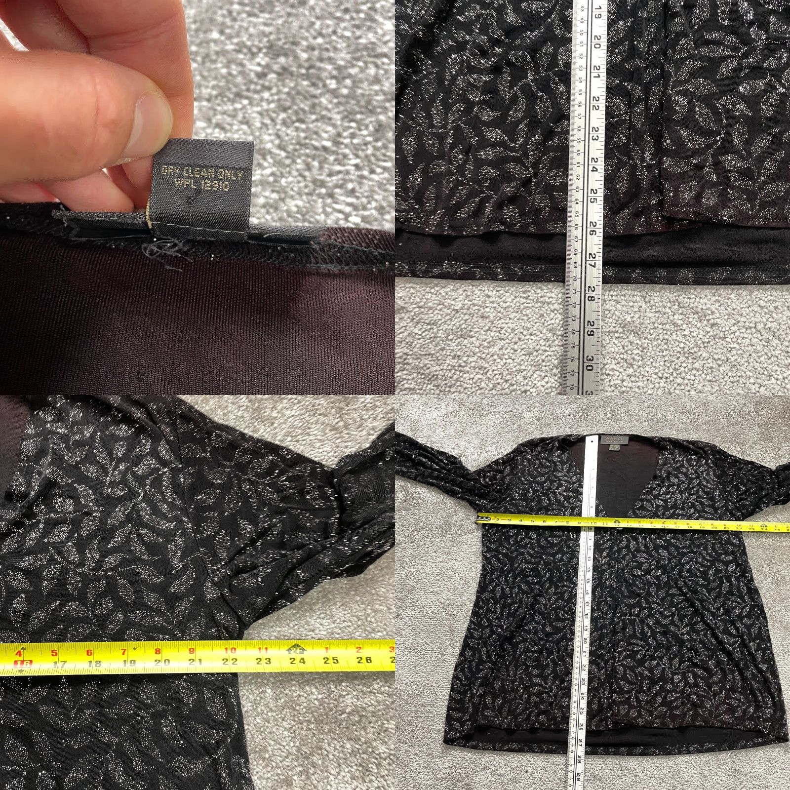 Vintage VINTAGE Lane Bryant Women's Blouse Shirt Casual Long Sleeve Floral 14 Black Size XL / US 12-14 / IT 48-50 - 8 Thumbnail