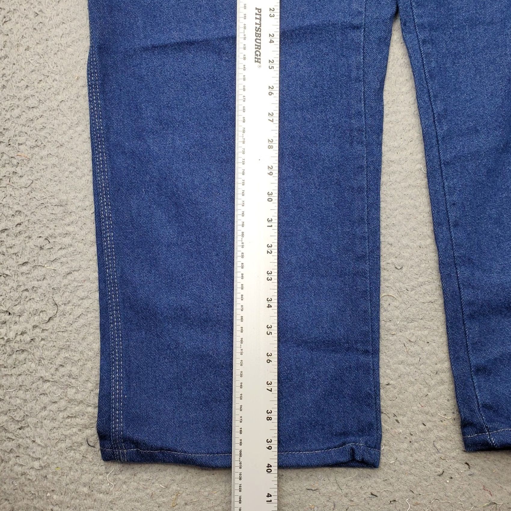 Dickies Dickies Mens Carpenter Jeans Blue Denim Relaxed Fit Hammer Loop Straight Leg 40 XS? Size US 40 / EU 56 - 3 Thumbnail
