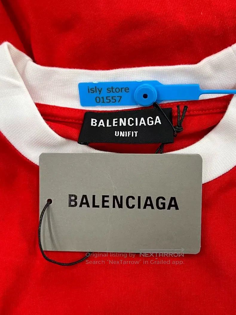 Balenciaga Balenciaga Logo Print Casual Round Neck Short Sleeve T-Shi Size US L / EU 52-54 / 3 - 5 Thumbnail