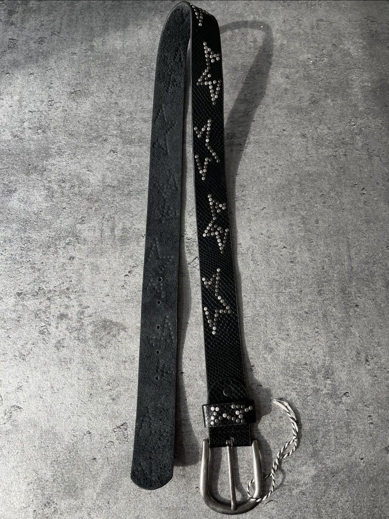 Hysteric Glamour × Japanese Brand Vintage Belts Y2K Rhinestones Punk leather belt Japanese Size ONE SIZE - 5 Thumbnail