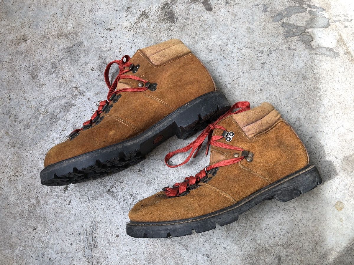 Vintage VINTAGE MONTBLANC SUEDE HIKING BOOTS Size US 10.5 / EU 43-44 - 3 Thumbnail