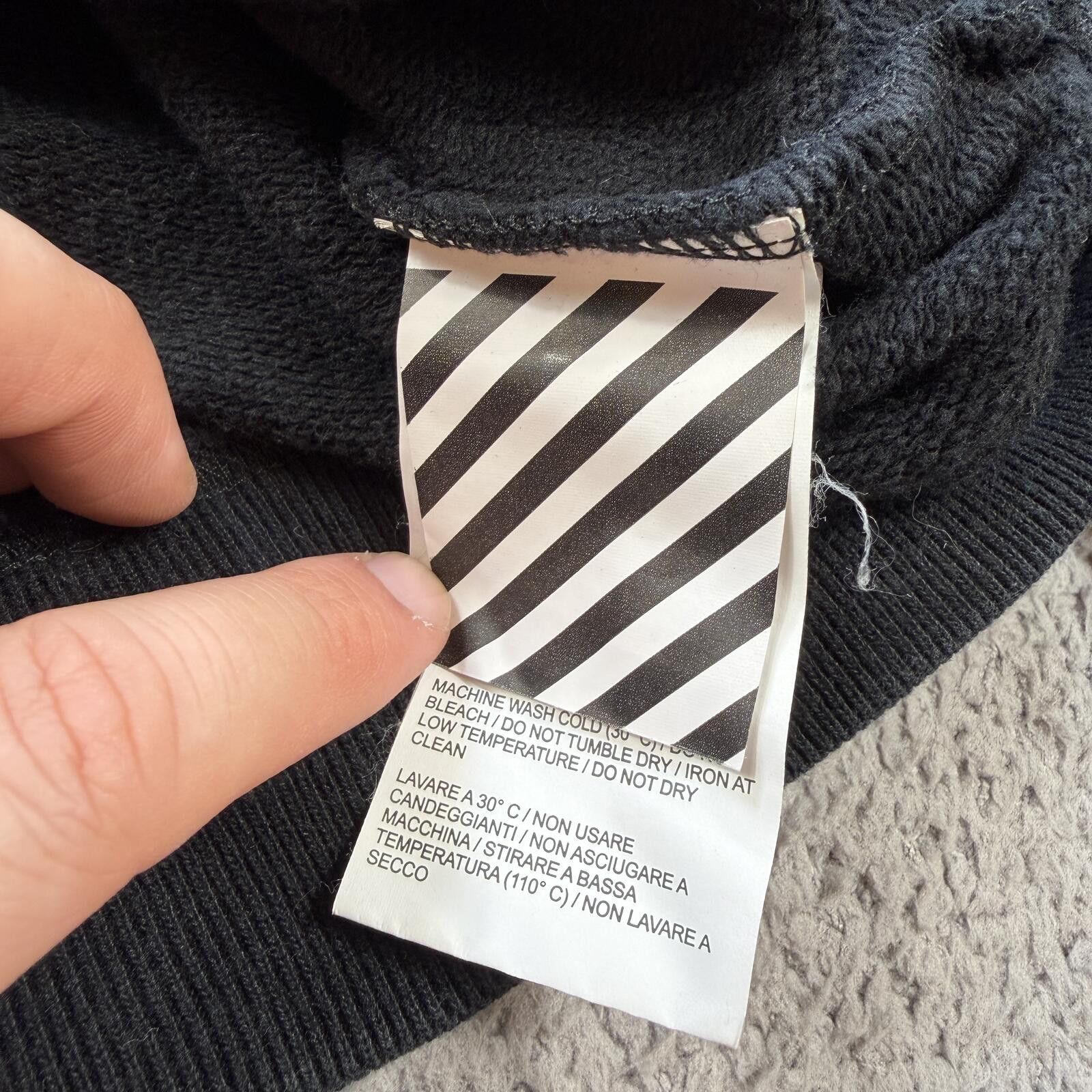 Off-White Off-White c/o Virgil Abloh Black Impressionism Arrows Hoodie Size US M / EU 48-50 / 2 - 7 Thumbnail