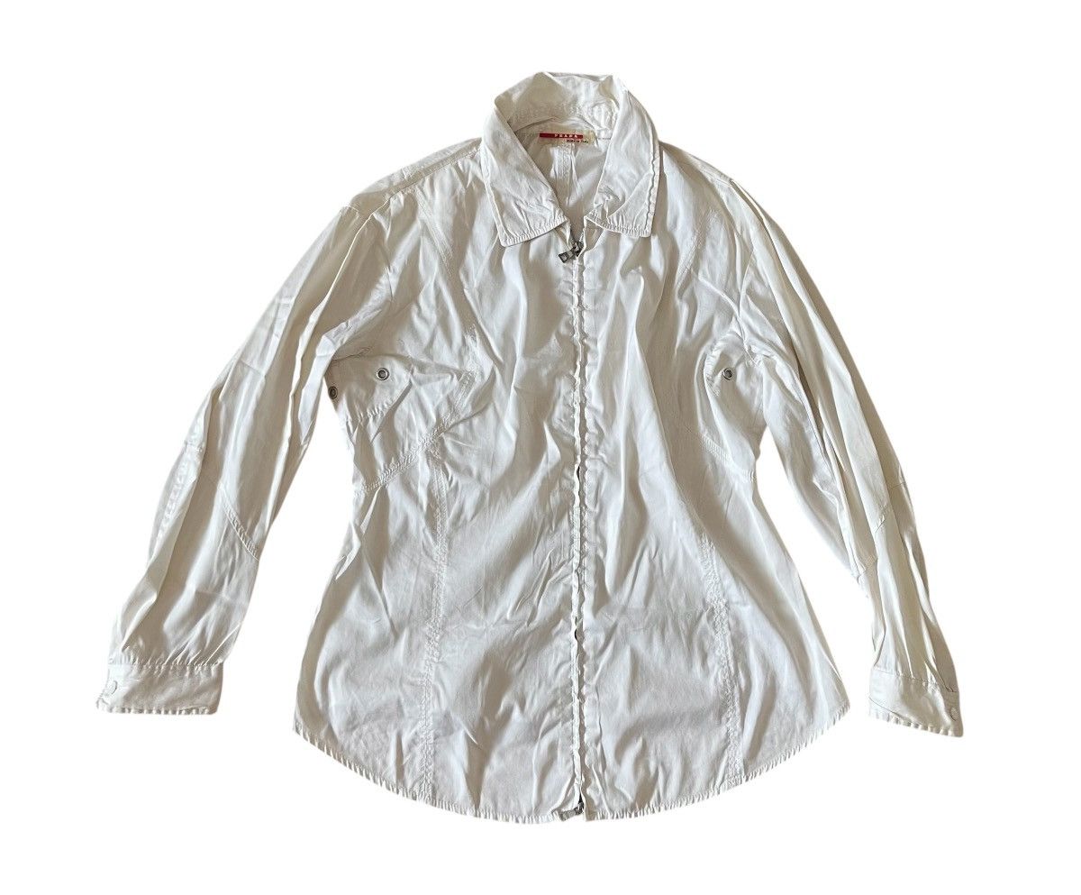 Prada Vintage prada sport flowy work jacket Size US S / EU 44-46 / 1 - 1 Thumbnail