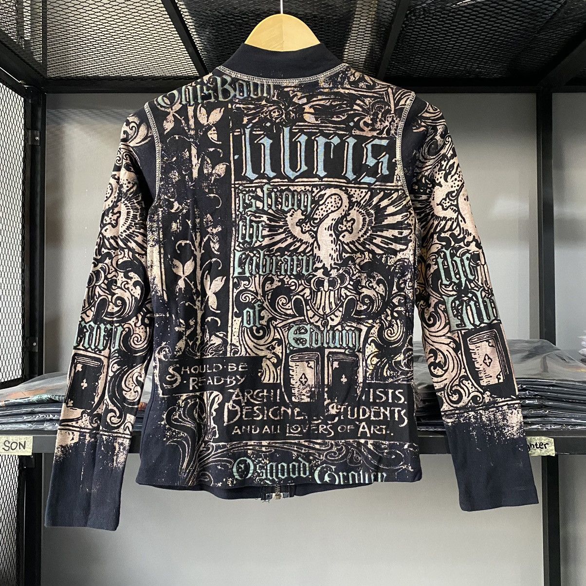 If Six Was Nine × Le Grande Bleu (L.G.B.) Vintage Renaissance Skinny Minnie Gothic Zip Up L.G.B Style Size US M / EU 48-50 / 2 - 14 Thumbnail
