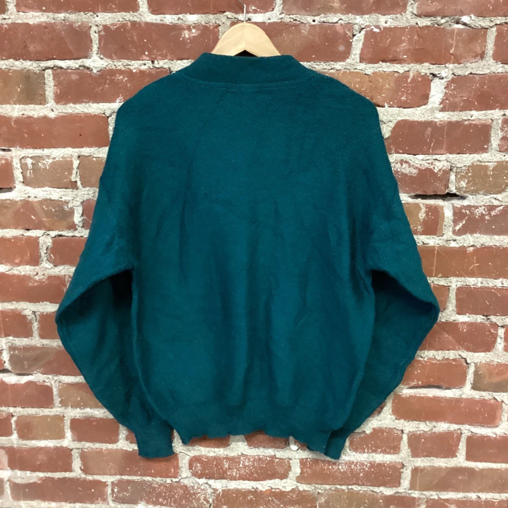 Pendleton Pendleton Sweater Mens Medium Green Wool Quarter Button T29 Size US M / EU 48-50 / 2 - 3 Thumbnail