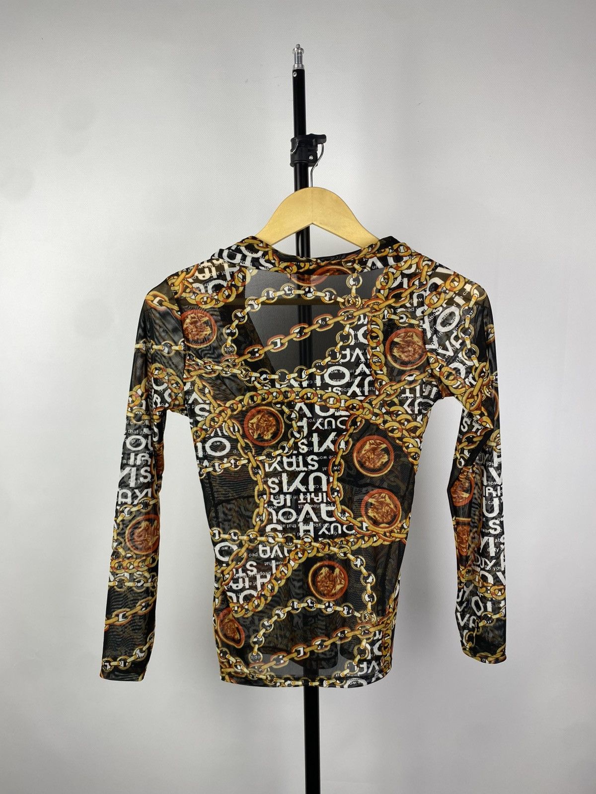 Designer × Japanese Brand × Vintage Save The Queen Jean Paul Gaultier Style Mesh Blouses Size M / US 6-8 / IT 42-44 - 3 Thumbnail