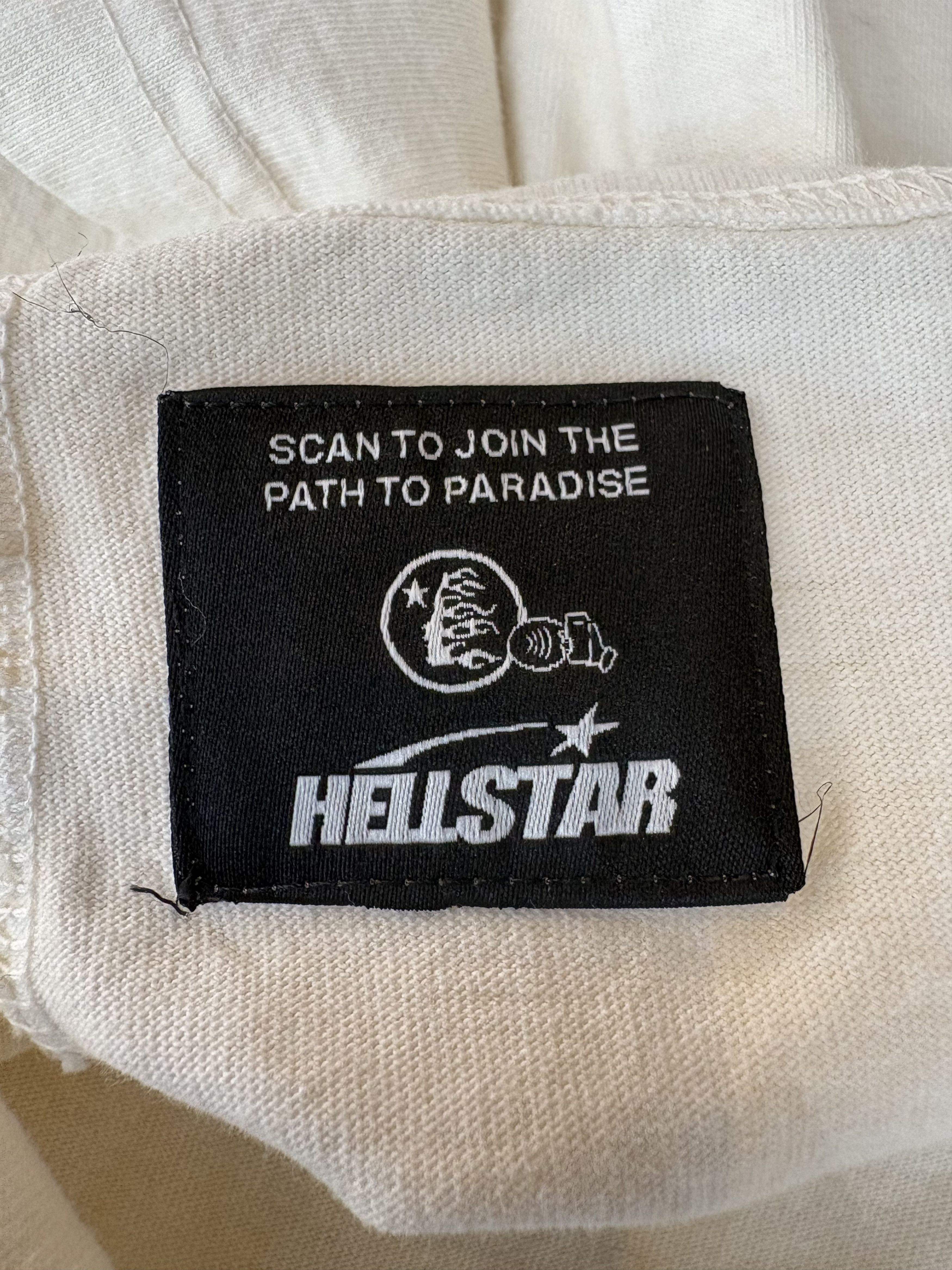 HELLSTAR Hellstar "Classic" T-shirt (Gel Print) (White/Brown) Size US XL / EU 56 / 4 - 5 Thumbnail