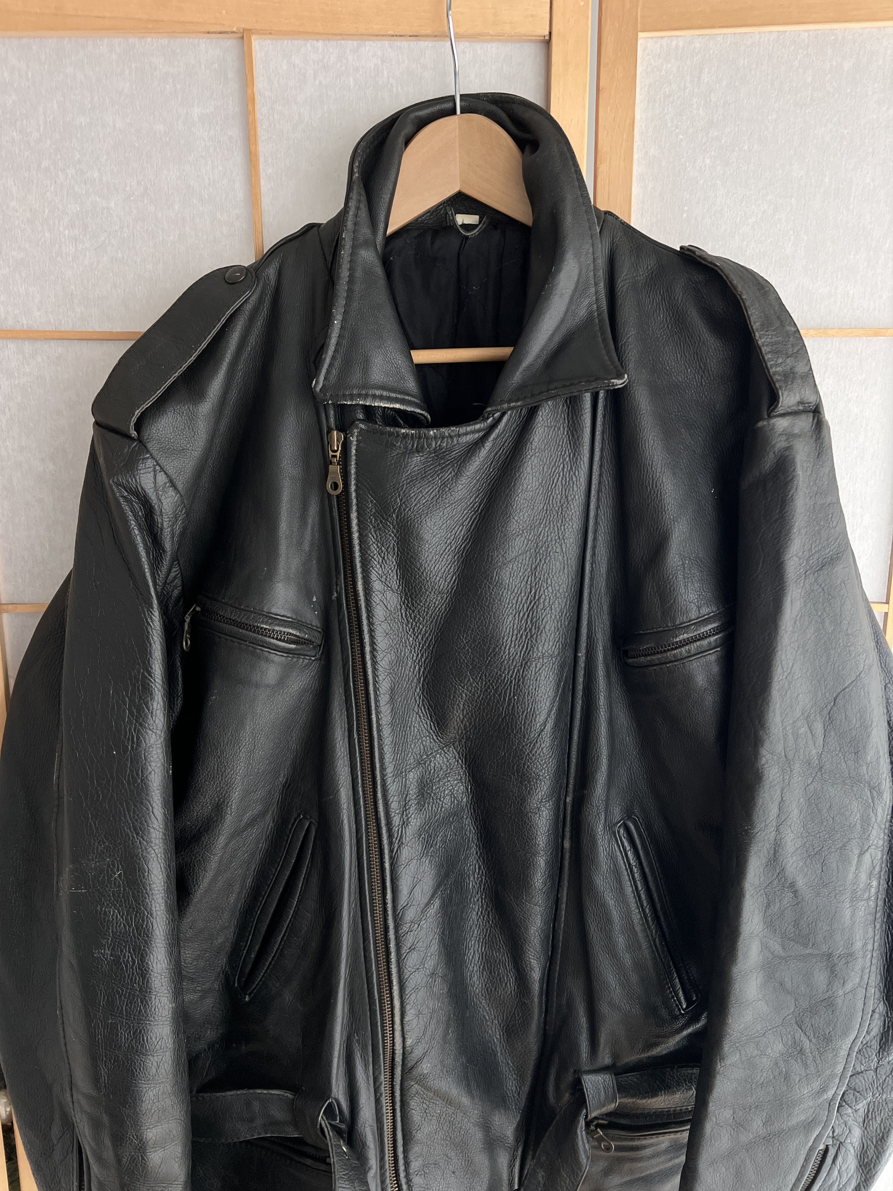 Japanese Brand Vintage 90s racing leather bomber jacket biker y2k punk rare Size US L / EU 52-54 / 3 - 20 Thumbnail