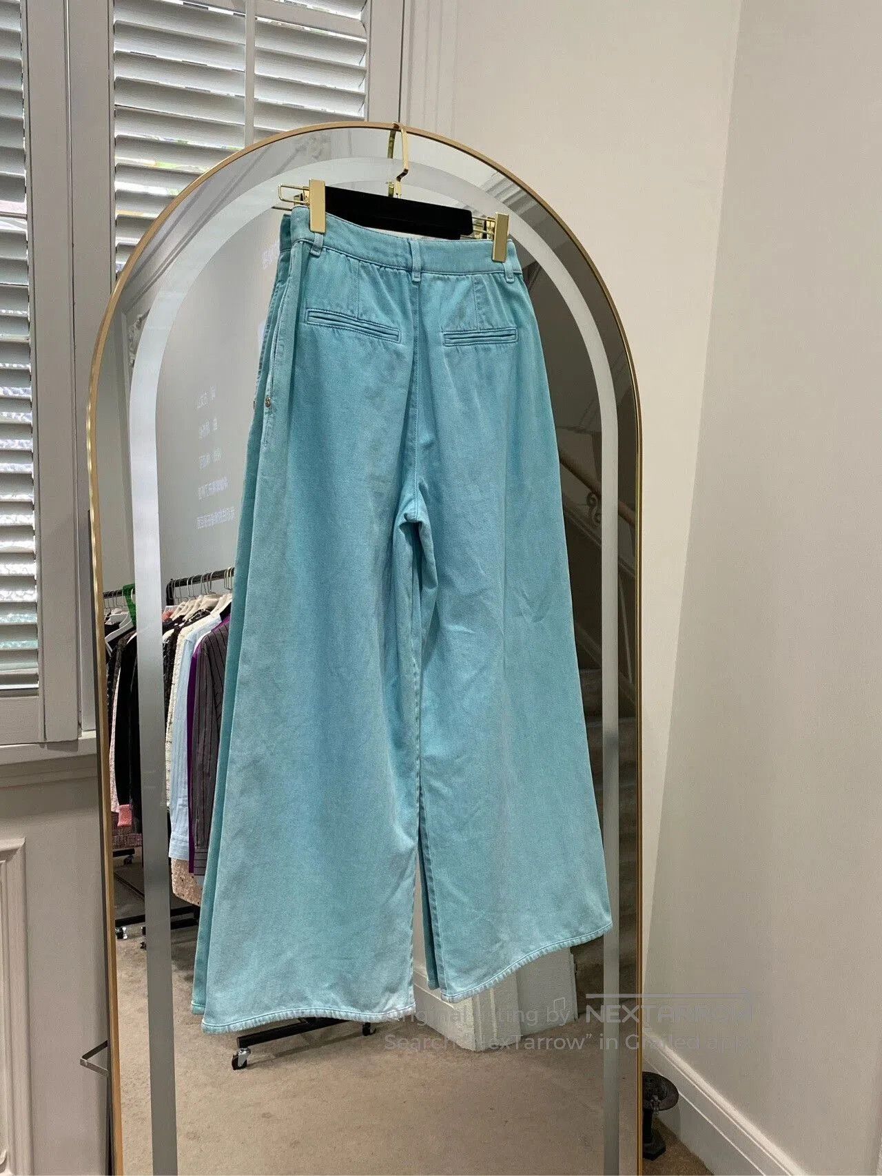 Chanel Chanel 2021 Blue Wide-Leg Jeans. Size US 36 / EU 52 - 2 Thumbnail
