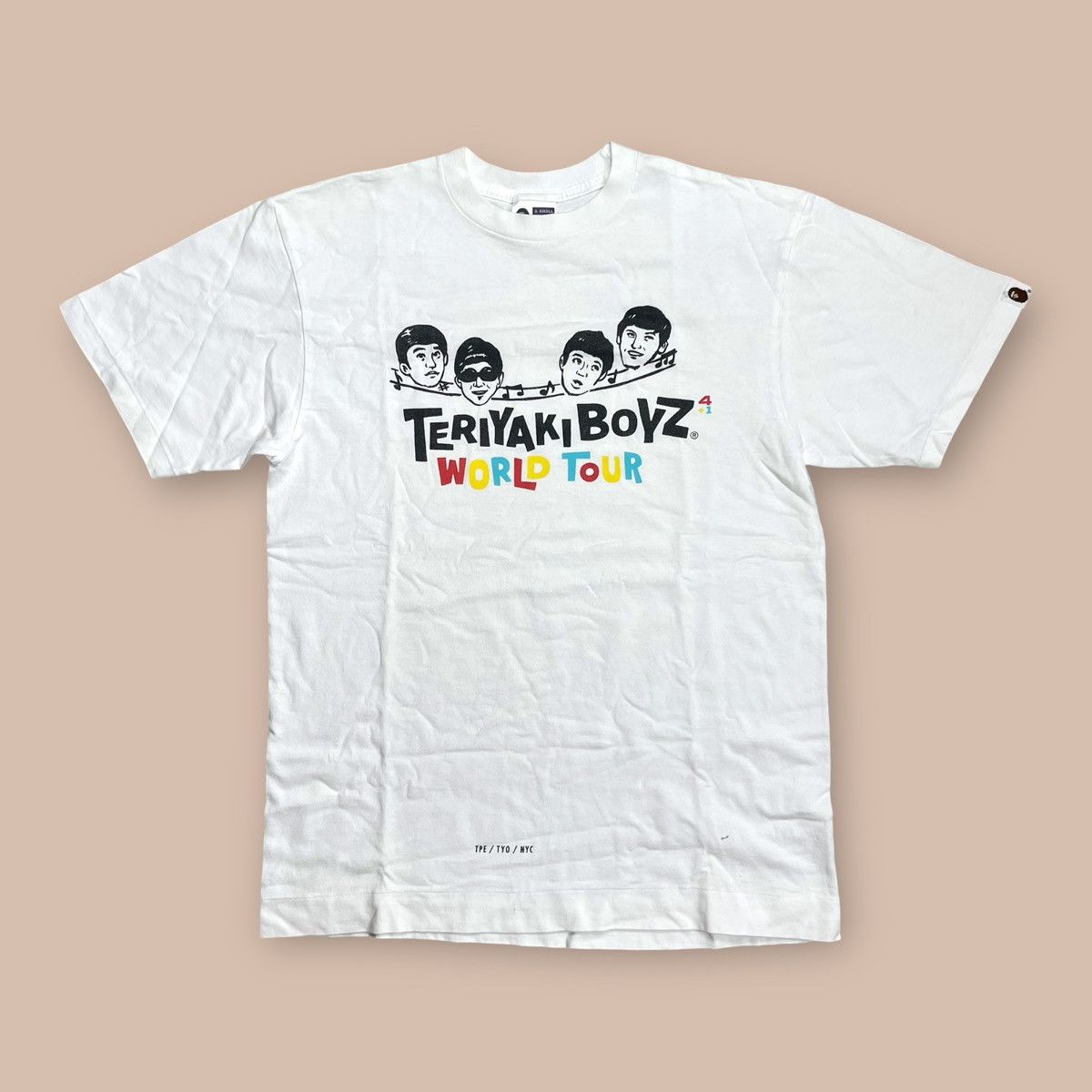 Bape Teriyaki Boyz "World Tour" Tee Size US M / EU 48-50 / 2 - 1 Thumbnail