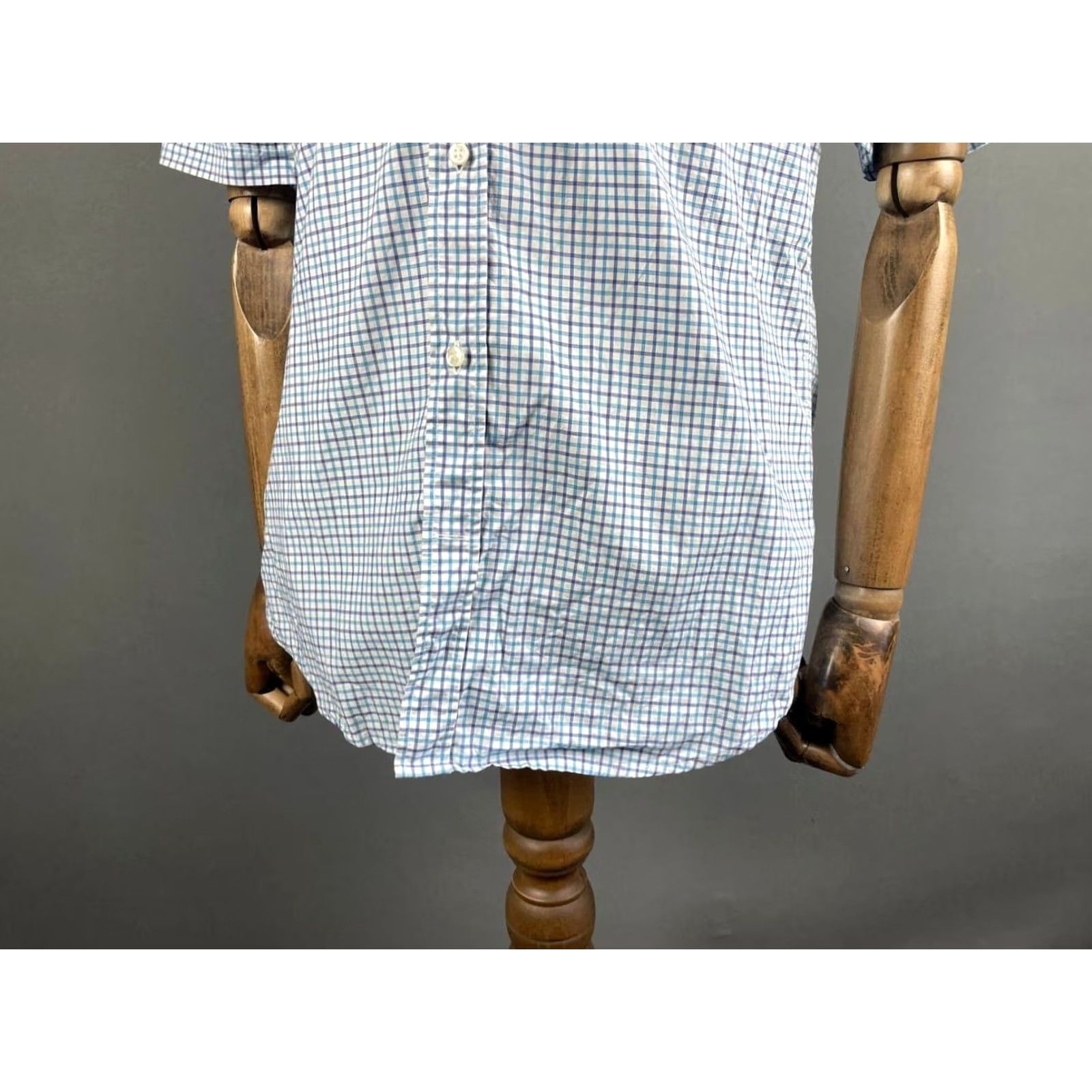 Paul & Shark Paul & Shark Shirt Mens 40 Blue Yachting Casual Size Plaid Cotton Short Sleeve Size US L / EU 52-54 / 3 - 4 Thumbnail
