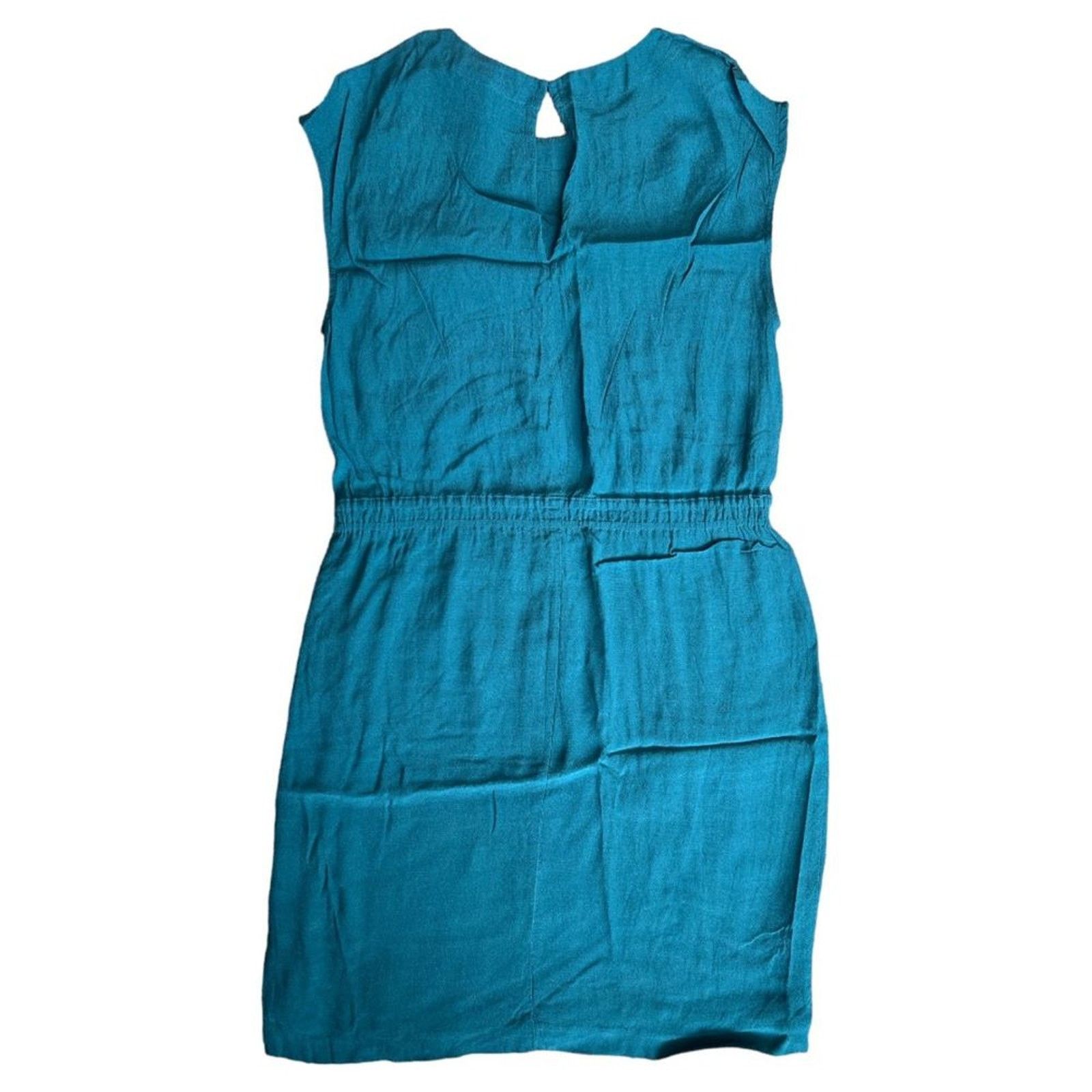 Ann Taylor Ann Taylor Loft Green Knee Length Sleeveless Dress, M Size M / US 6-8 / IT 42-44 - 2 Thumbnail