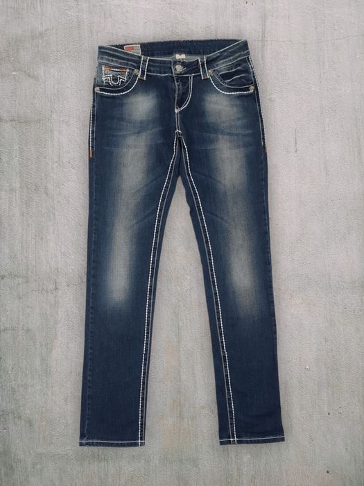 True Religion True Religion Contrast Stich Y2K Hype Vintage Denim Jeans ...