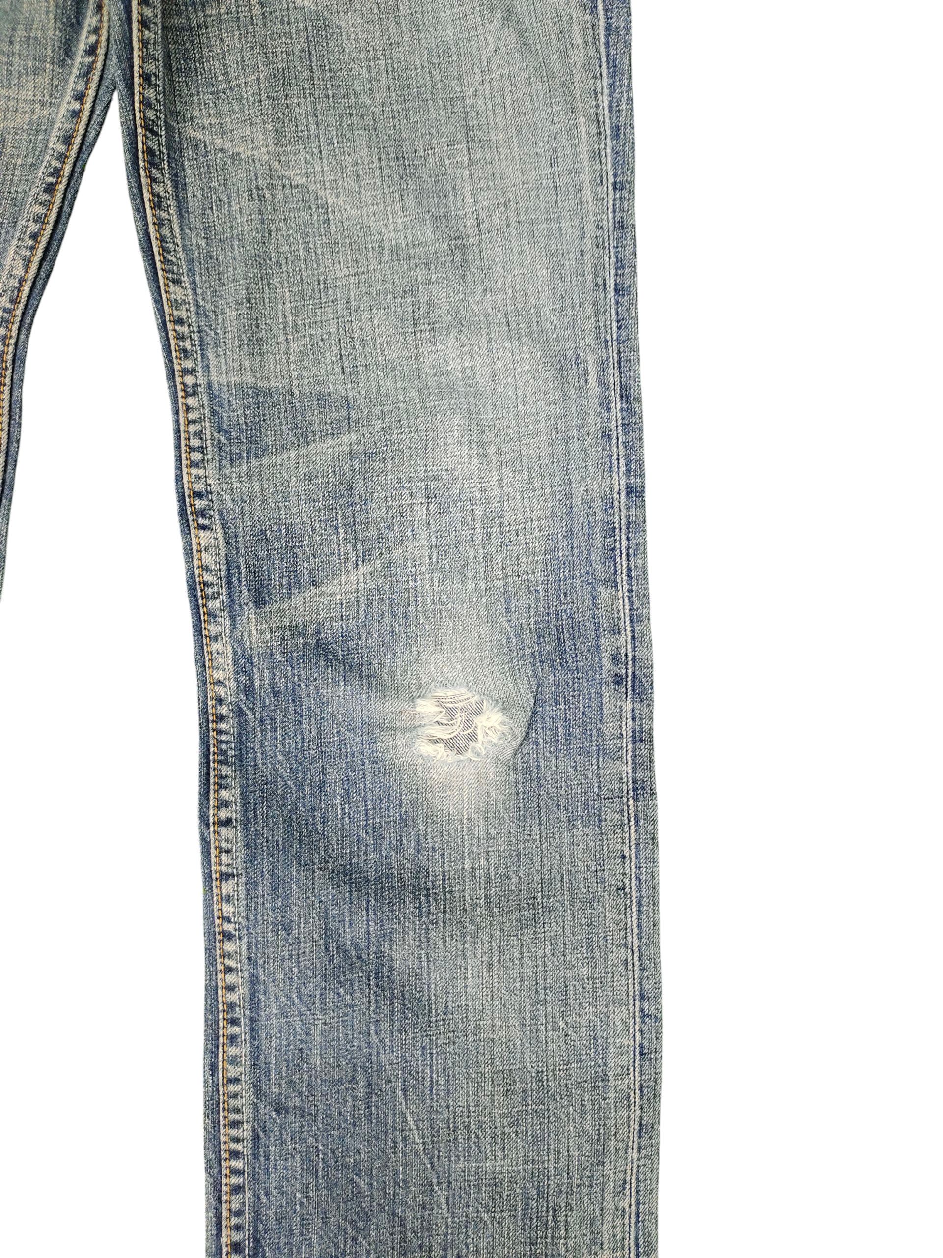 Levi's Vintage Levis 501 Clawmark Distress Jeans Hedi Slimane Size US 30 / EU 46 - 4 Thumbnail