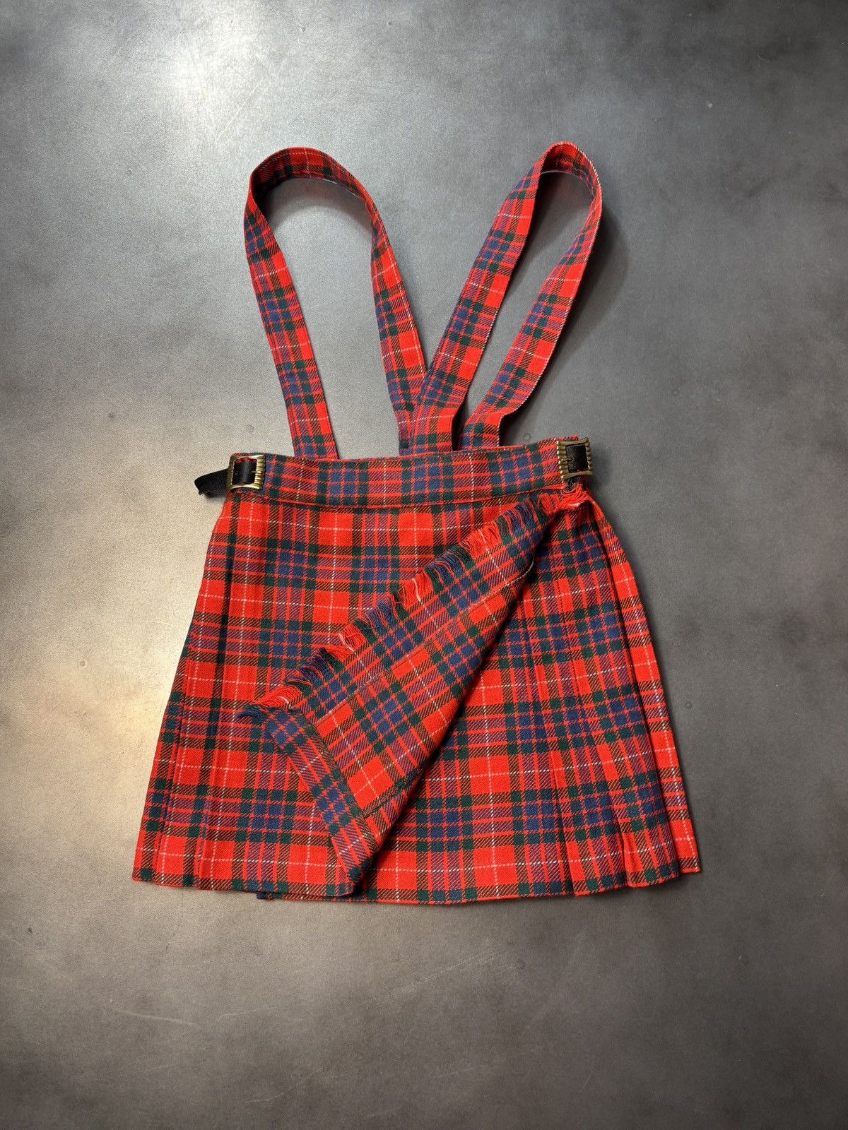 Eaton × Vintage True Vintage Pleated Mini Skirt School Uniform 1950s 1960s Size 22" - 23 Thumbnail