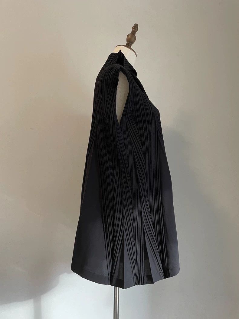 Issey Miyake Issey Miyake size:3 Black pleated cardigan Size S / US 4 / IT 40 - 5 Thumbnail