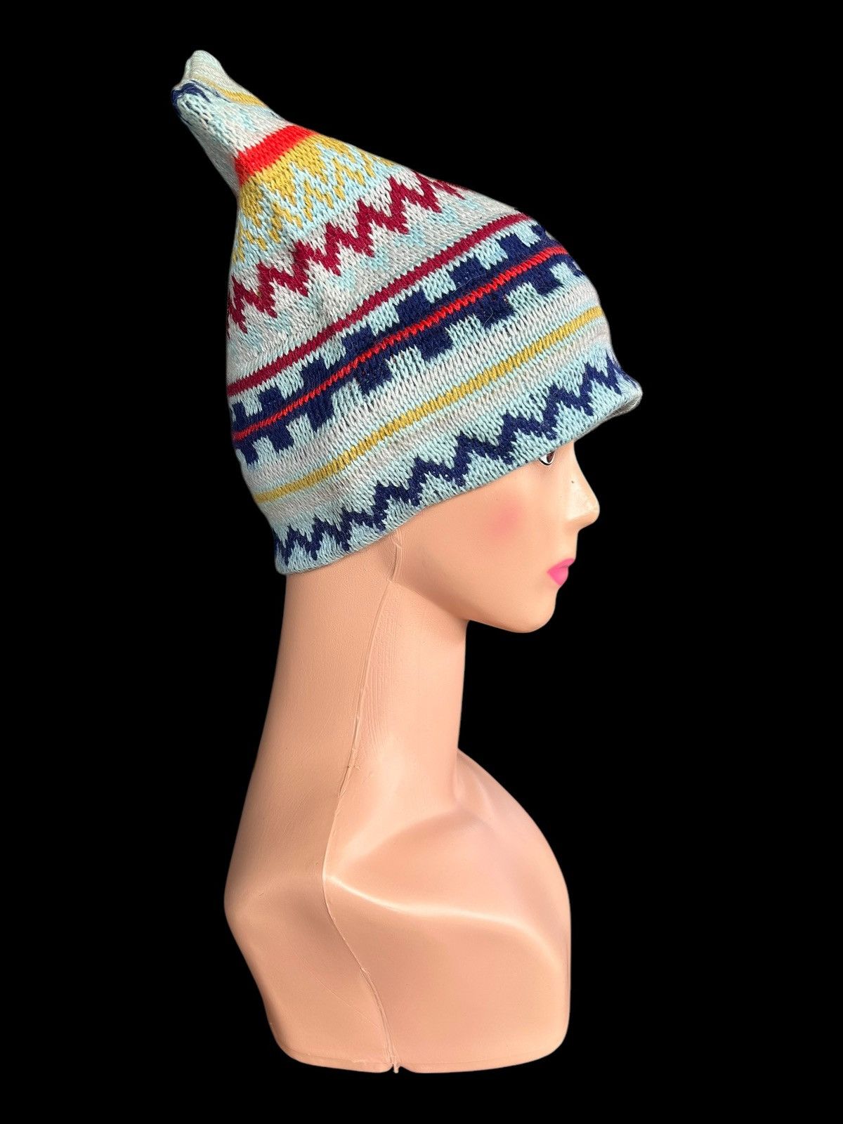 Japanese Brand × Kapital × Vintage Mohawk Vtg Yamaha Japanese Knitt Beanie Size ONE SIZE - 6 Thumbnail