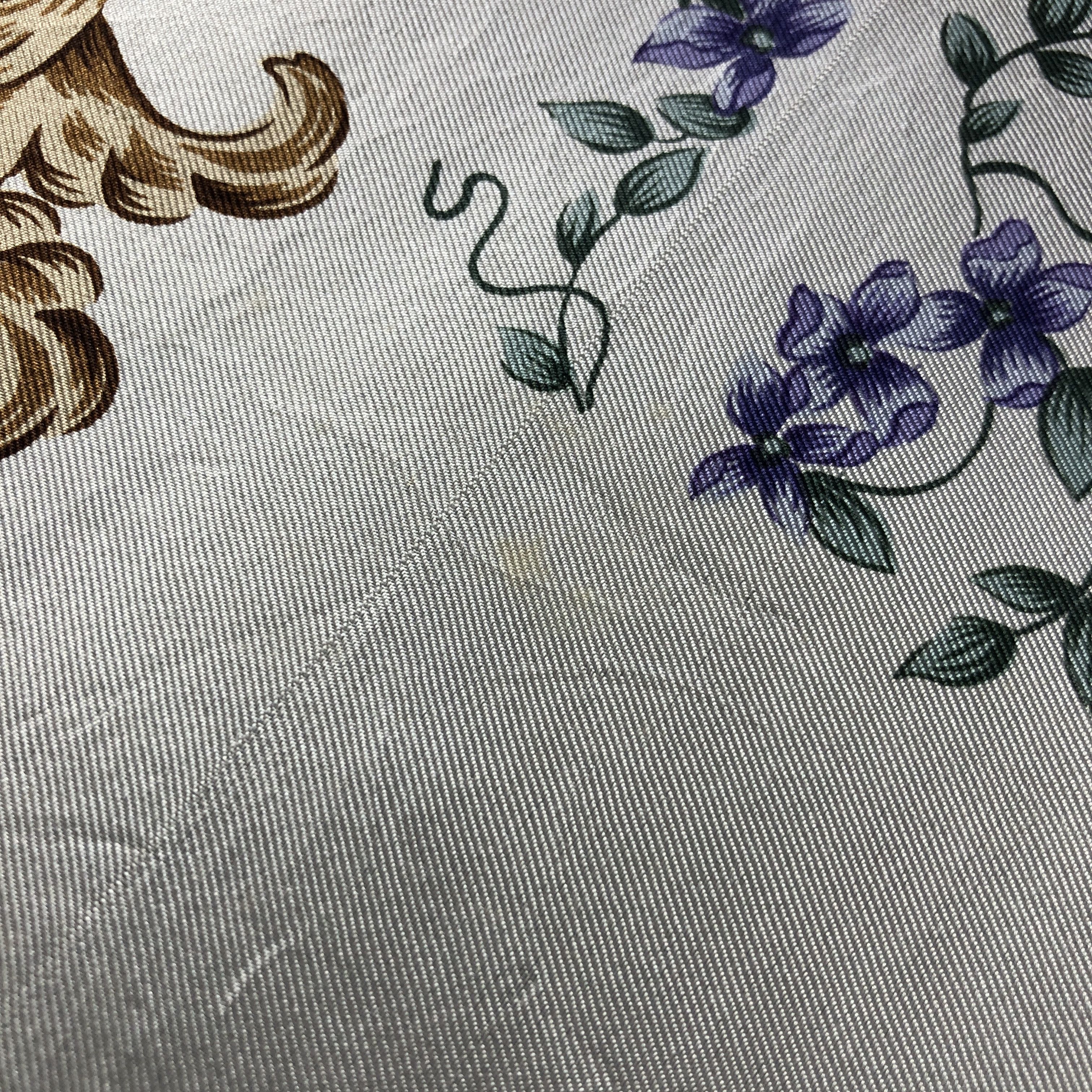 Vintage Roma Gennaio Baroque Silk Scarf M1356 Size ONE SIZE - 8 Thumbnail