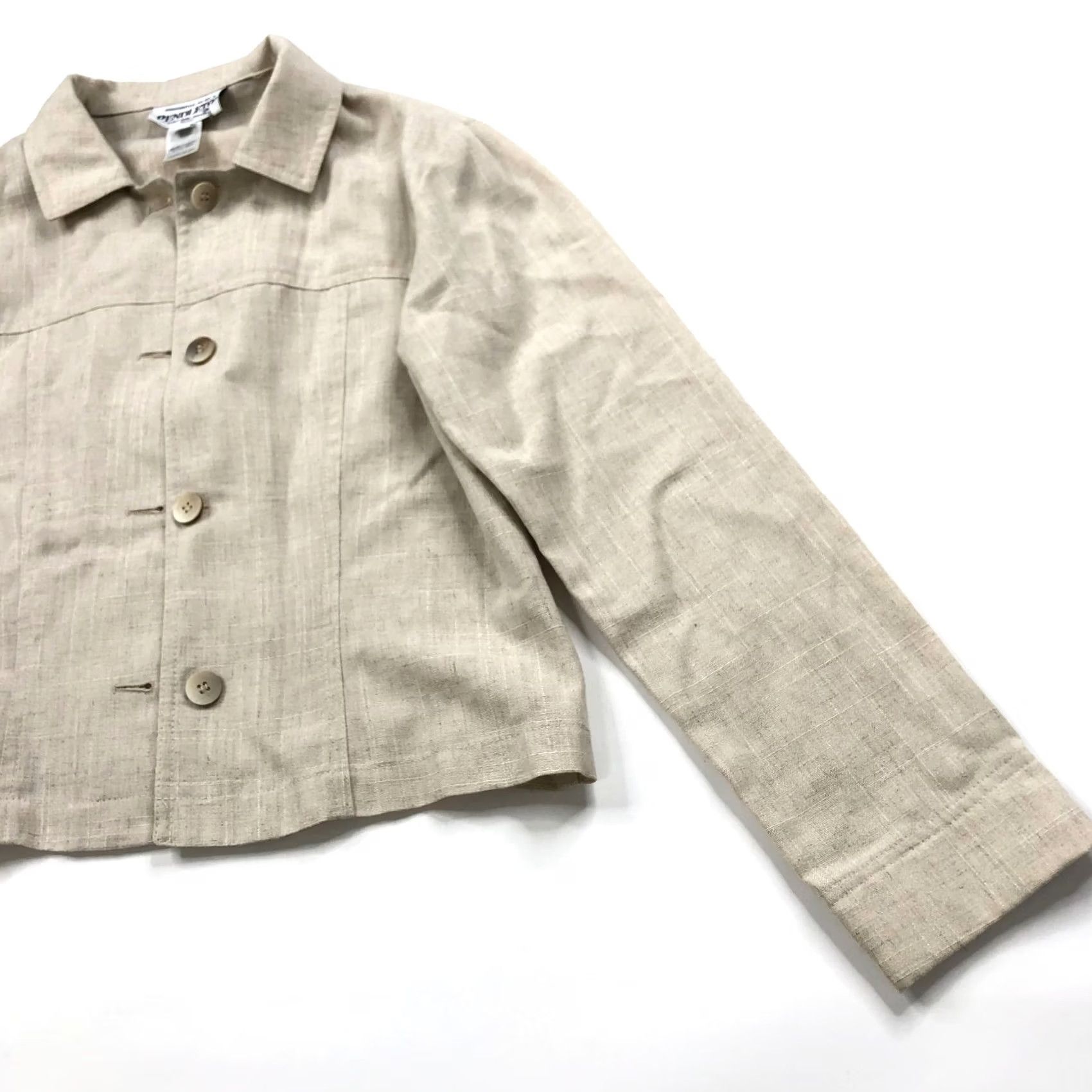 Pendleton Pendleton Blazer Style Jacket Beige MINT Women Blazer Wool Rayon Linen Blend Button 4 Size S / US 4 / IT 40 - 2 Thumbnail