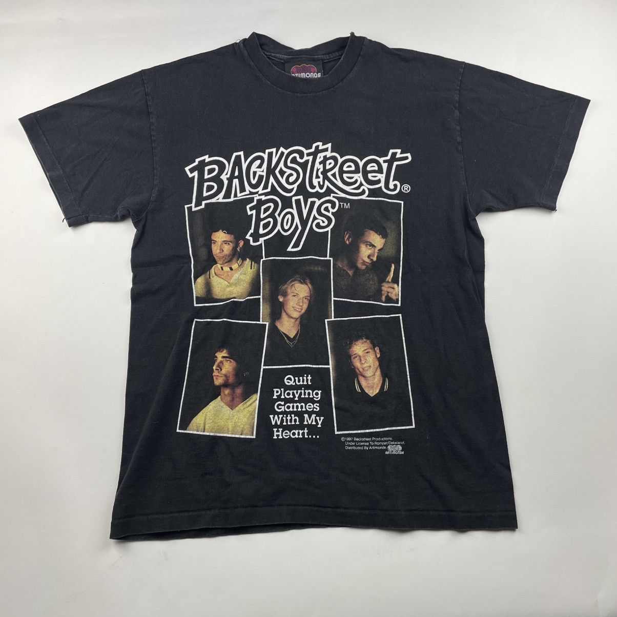 Band Tees Vintage Backstreet Boys Quit Playing Games My Heart Shirt Size US M / EU 48-50 / 2 - 1 Thumbnail