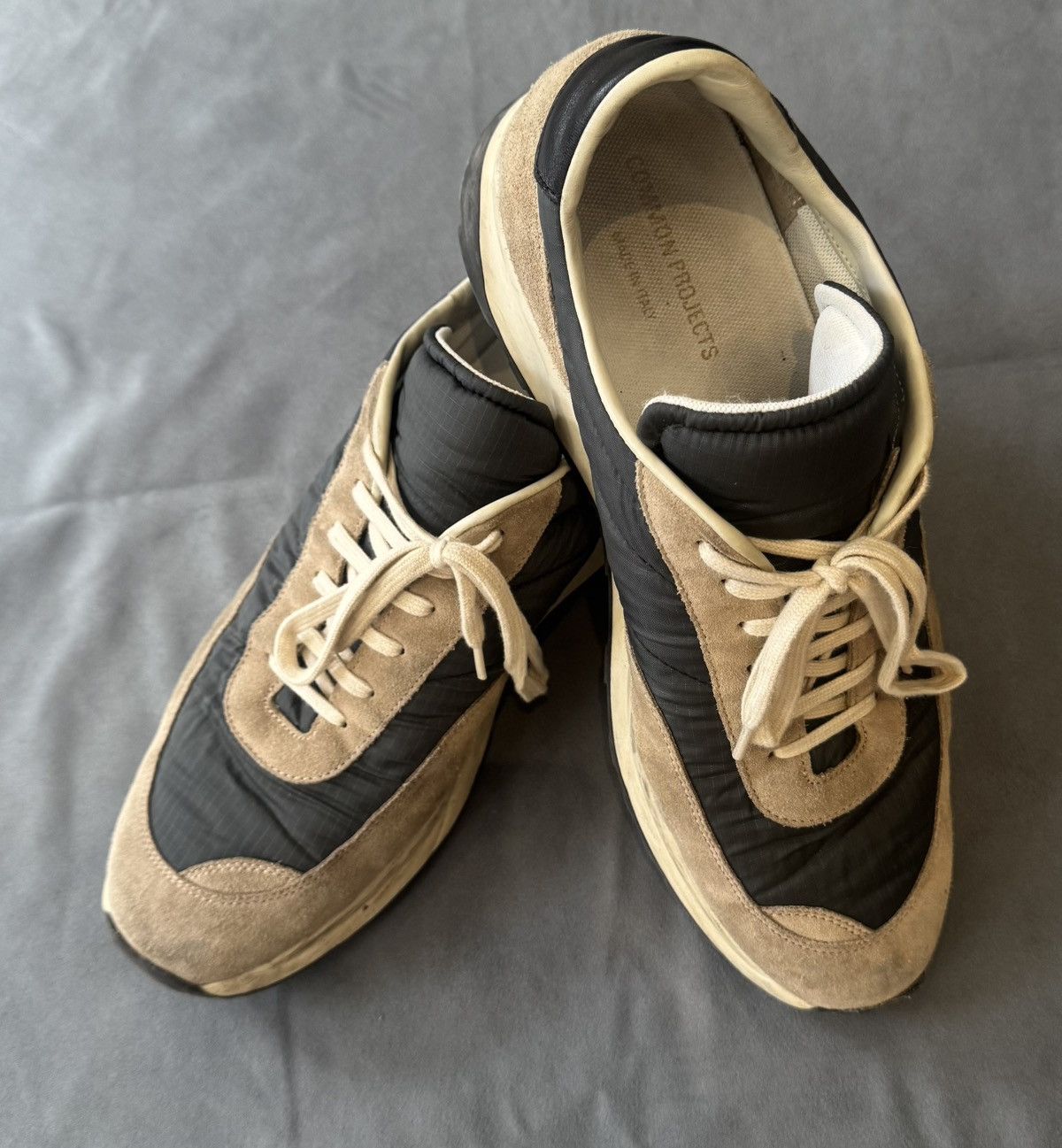 Common Projects COMMON PROJECTS TRACK BLACK & BROWN Size US 9 / EU 42 - 1 Thumbnail