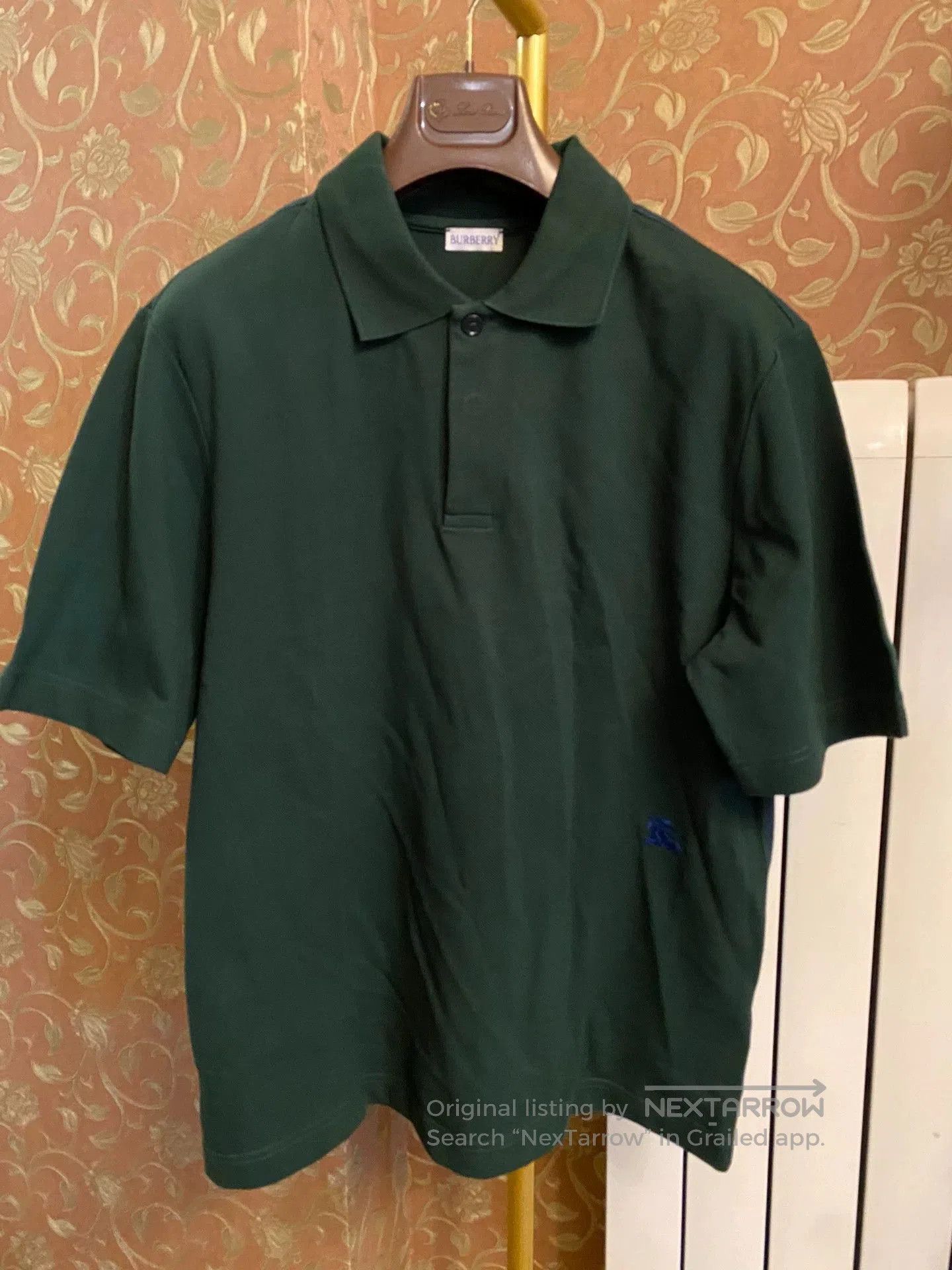 Burberry Green Short Sleeve Polo Shirt. Size US M / EU 48-50 / 2 - 1 Thumbnail