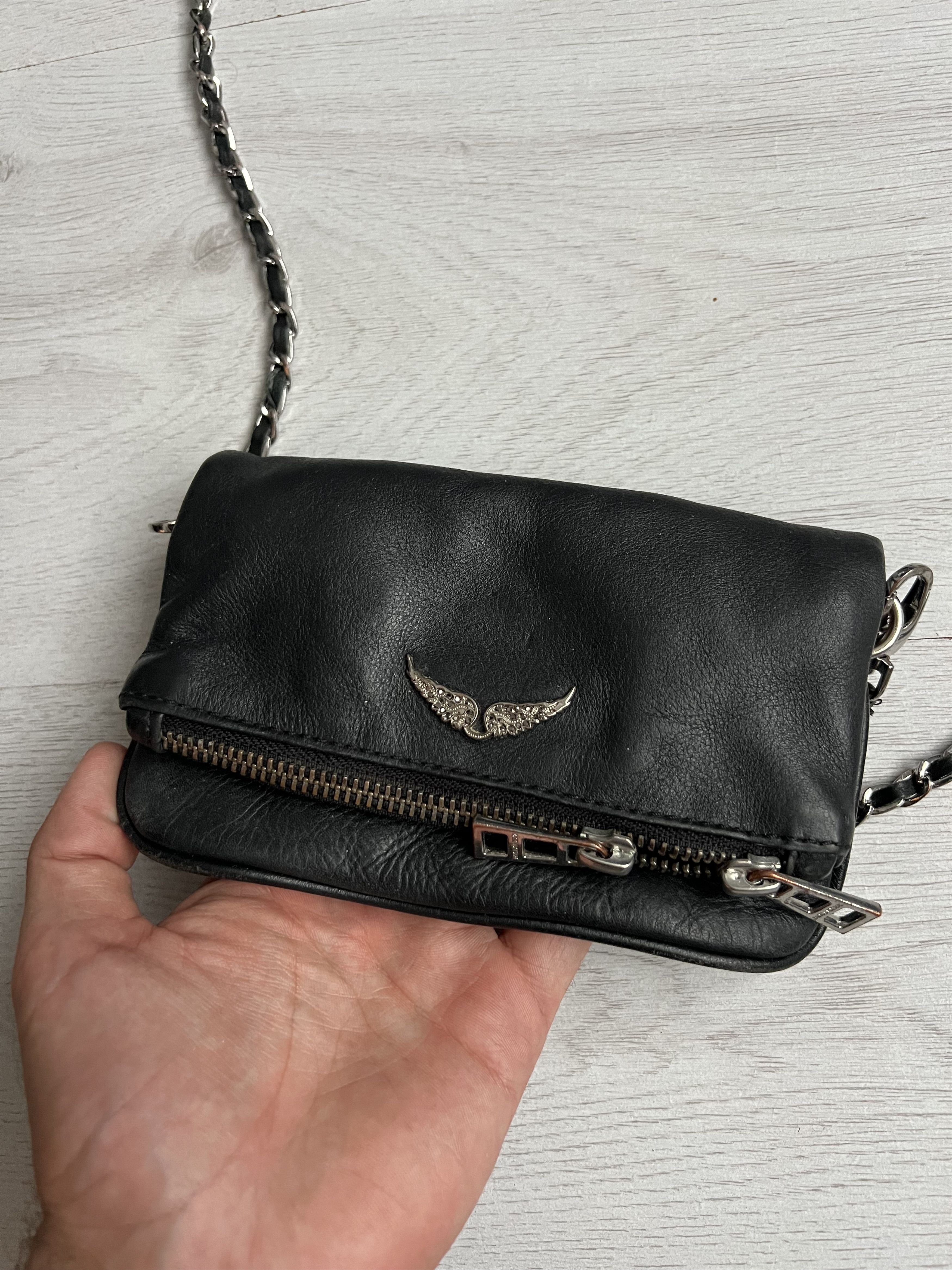 Zadig & Voltaire Zadig&Voltaire Nano studded mini bag Rock Leather clutch bag Size ONE SIZE - 3 Thumbnail