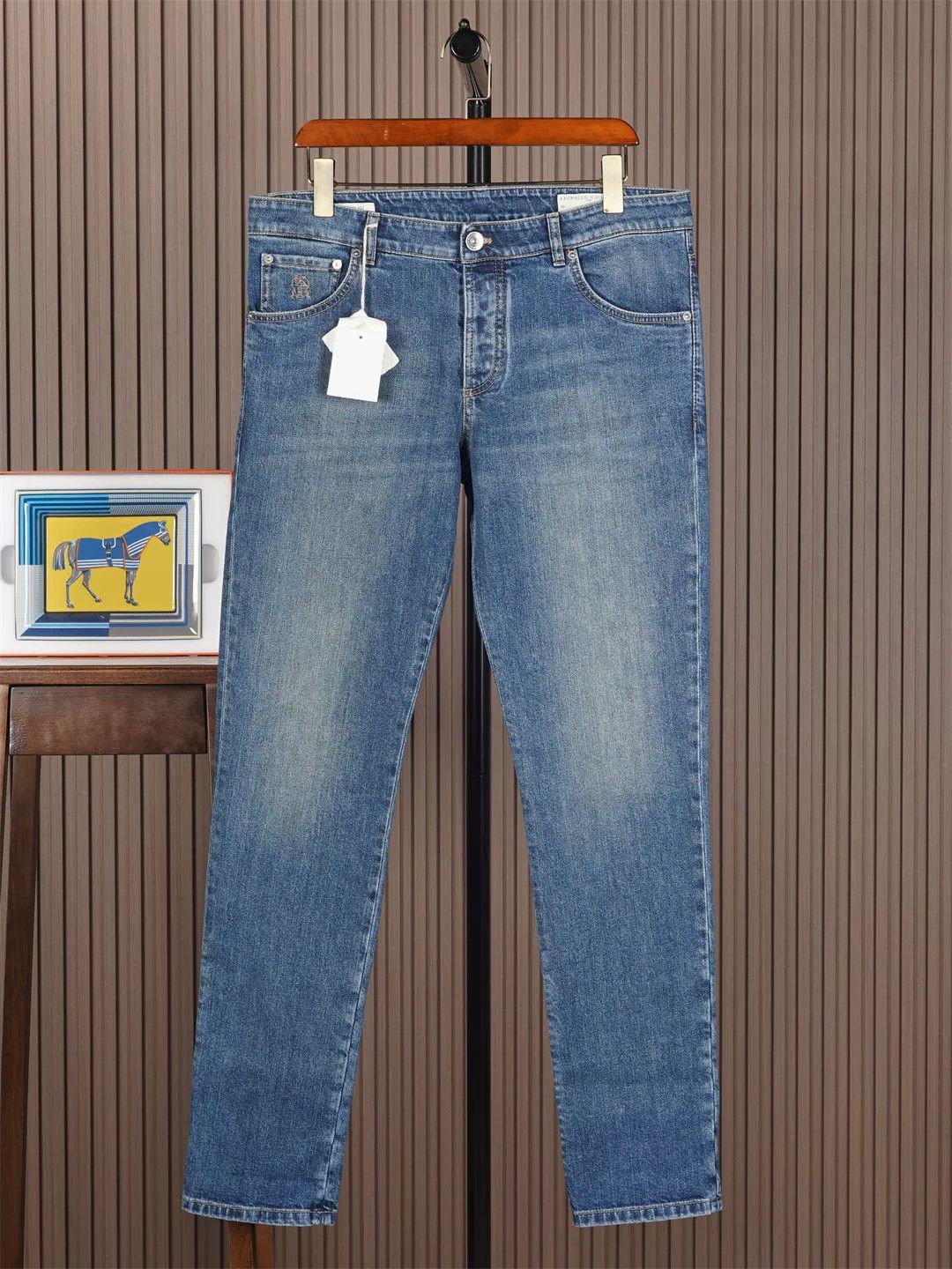 Brunello Cucinelli Brunello Cucinelli Men's Slim Straight Jeans Size US 36 / EU 52 - 1 Thumbnail