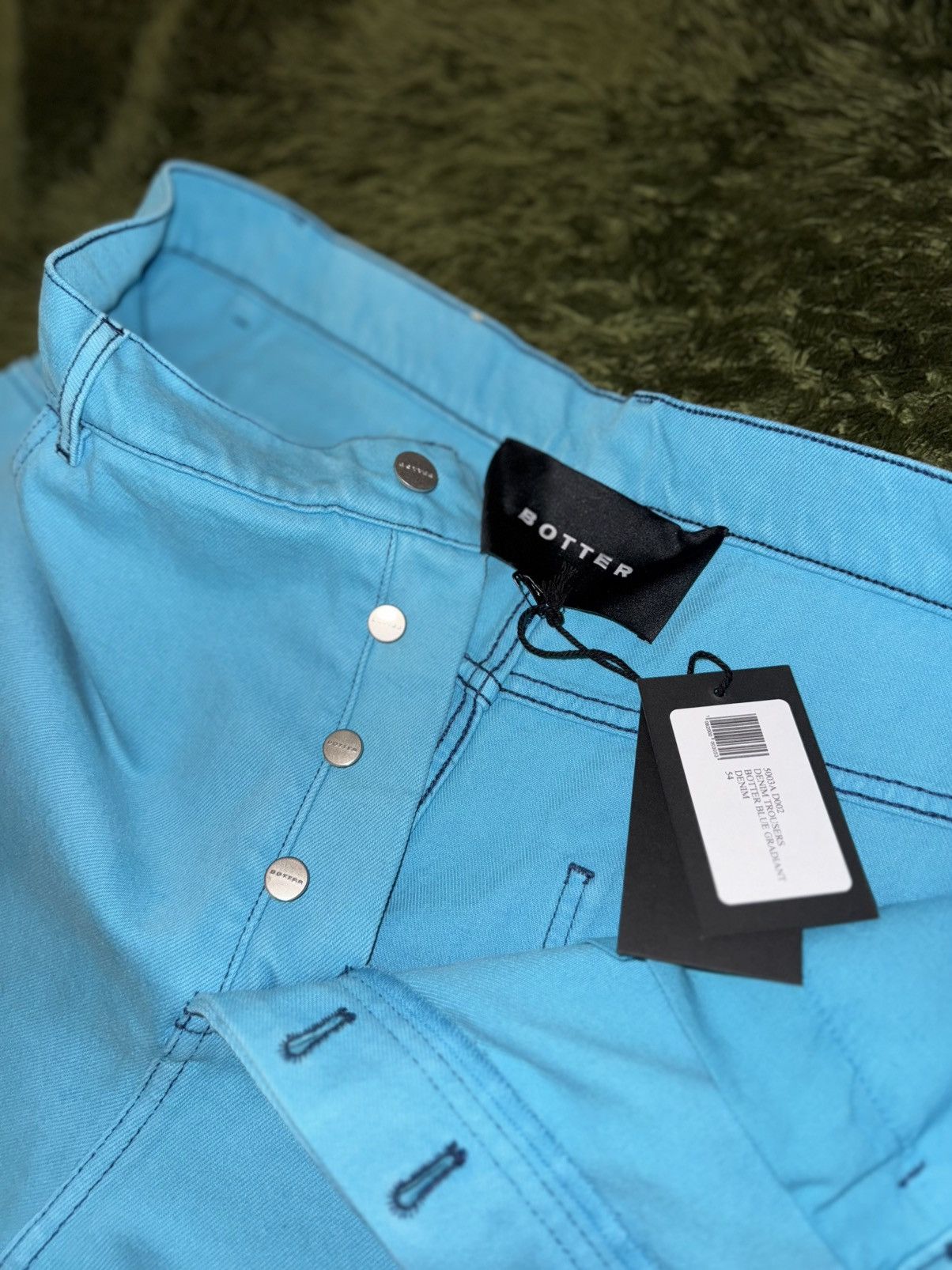 BOTTER [54] BOTTER gradation button fly denim pants blue Size US 36 / EU 52 - 3 Thumbnail