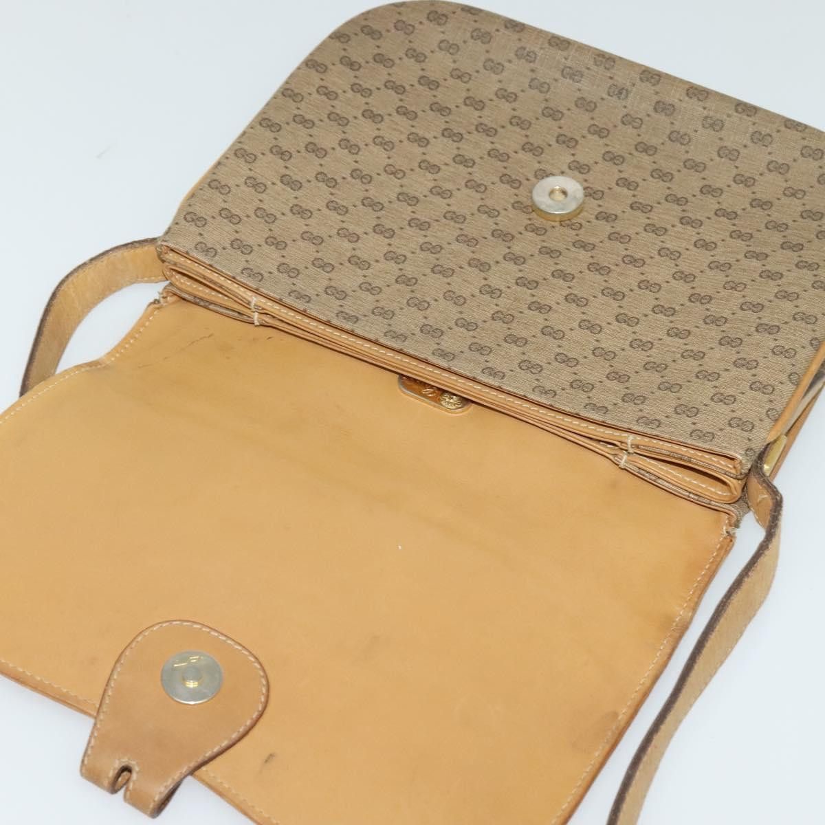 Gucci GUCCI Micro GG Supreme Shoulder Bag Pvc Beige Gold 001 406 Size ONE SIZE - 16 Thumbnail