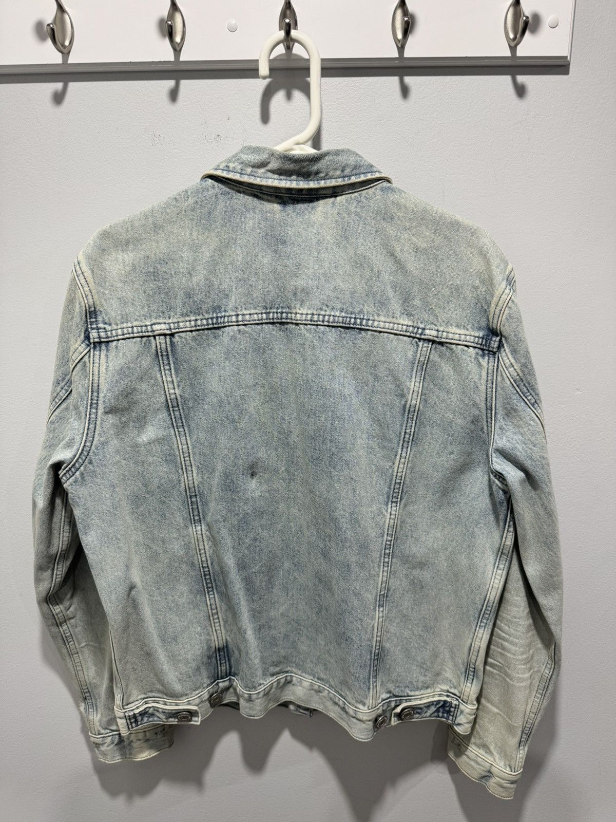 Pacsun PacSun Denim Jacket Men's M Distressed Trucker Denim jacket Size US M / EU 48-50 / 2 - 6 Thumbnail
