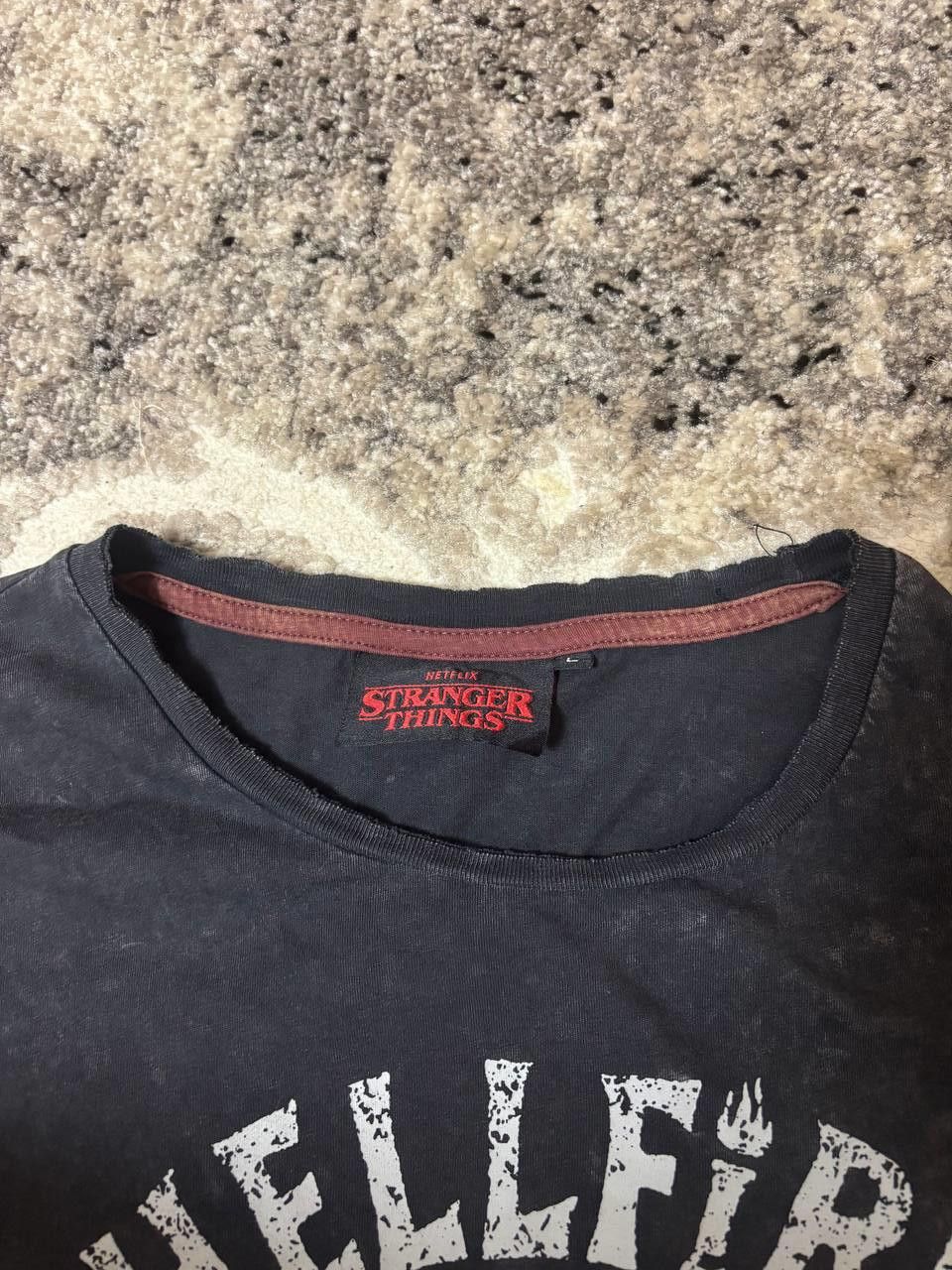 Vintage Stranger Things “Hellfire Club” Tee — Official Netflix / EMP Size US L / EU 52-54 / 3 - 10 Thumbnail