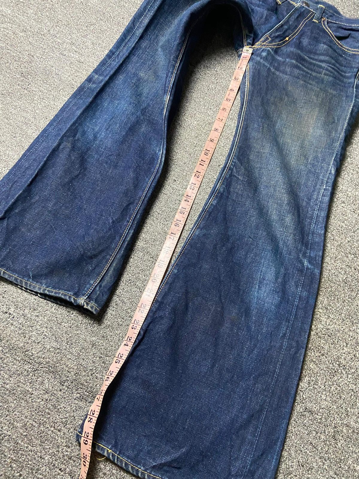 Japanese Brand Big Stone Brand Flared Denim Jeans (171) Size US 26 / EU 42 - 5 Thumbnail