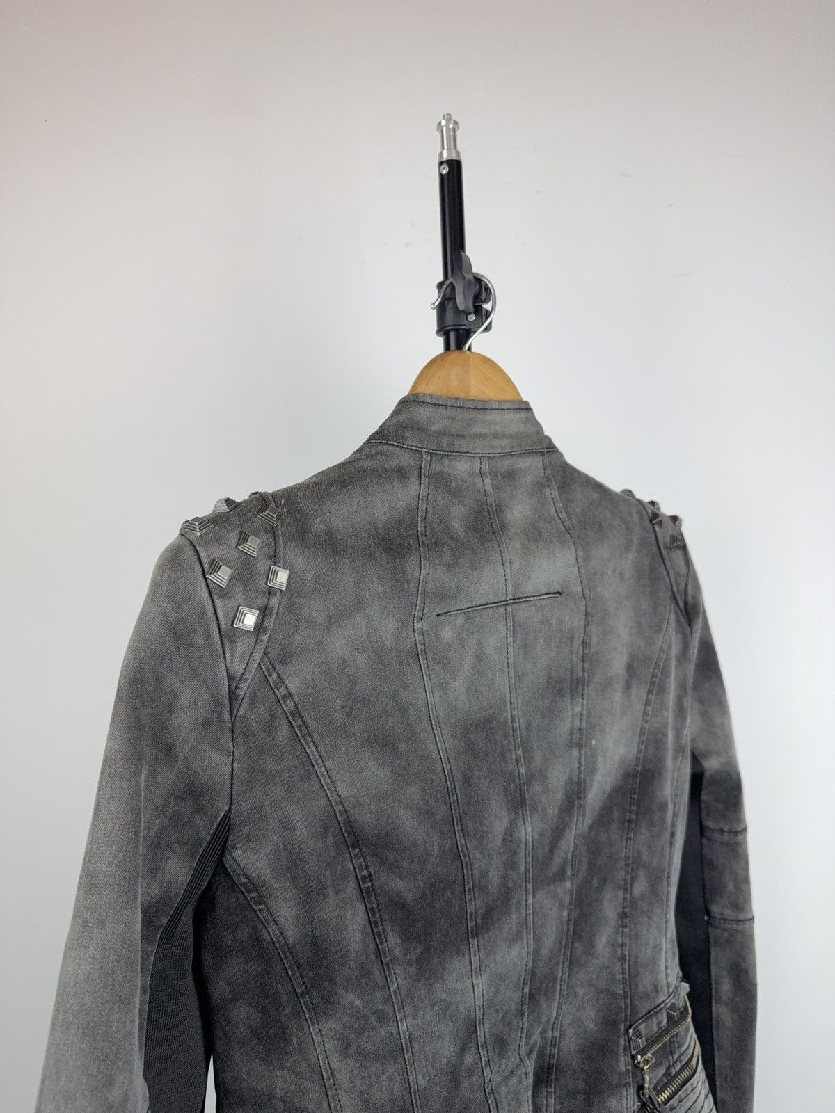 Japanese Brand Goth Studded Biker Moto Punk Rock Jacket Distressed Punk Y2K Size S / US 4 / IT 40 - 15 Thumbnail