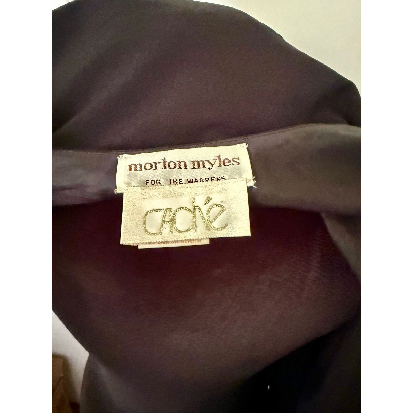 Vintage Vintage Cache Morton Myles Black Cream Formal Dress Small Size M / US 6-8 / IT 42-44 - 7 Thumbnail