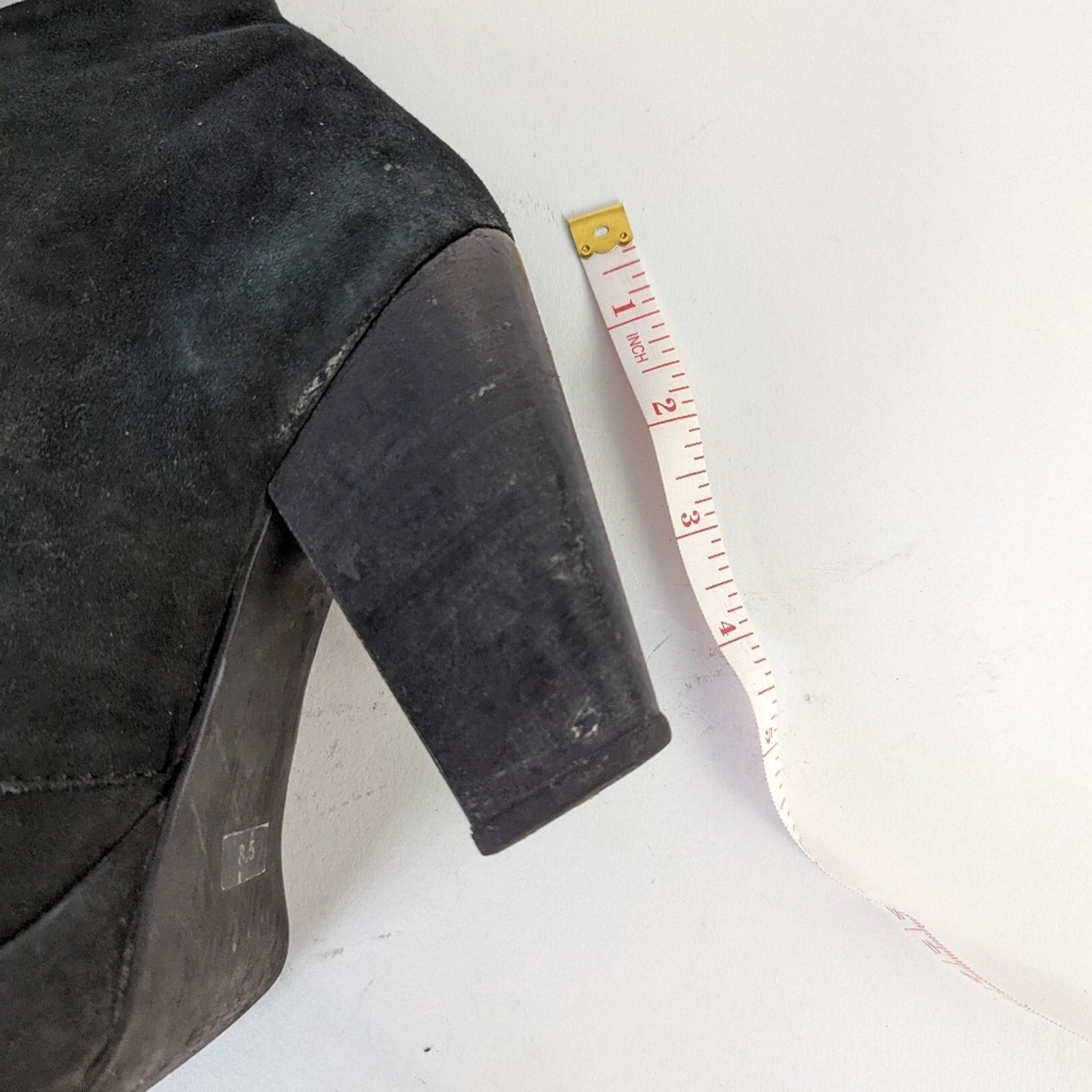Steve Madden Steve Madden Raspy Black Suede Chunky Ankle Boots - 8.5 Size US 8.5 / IT 38.5 - 10 Thumbnail